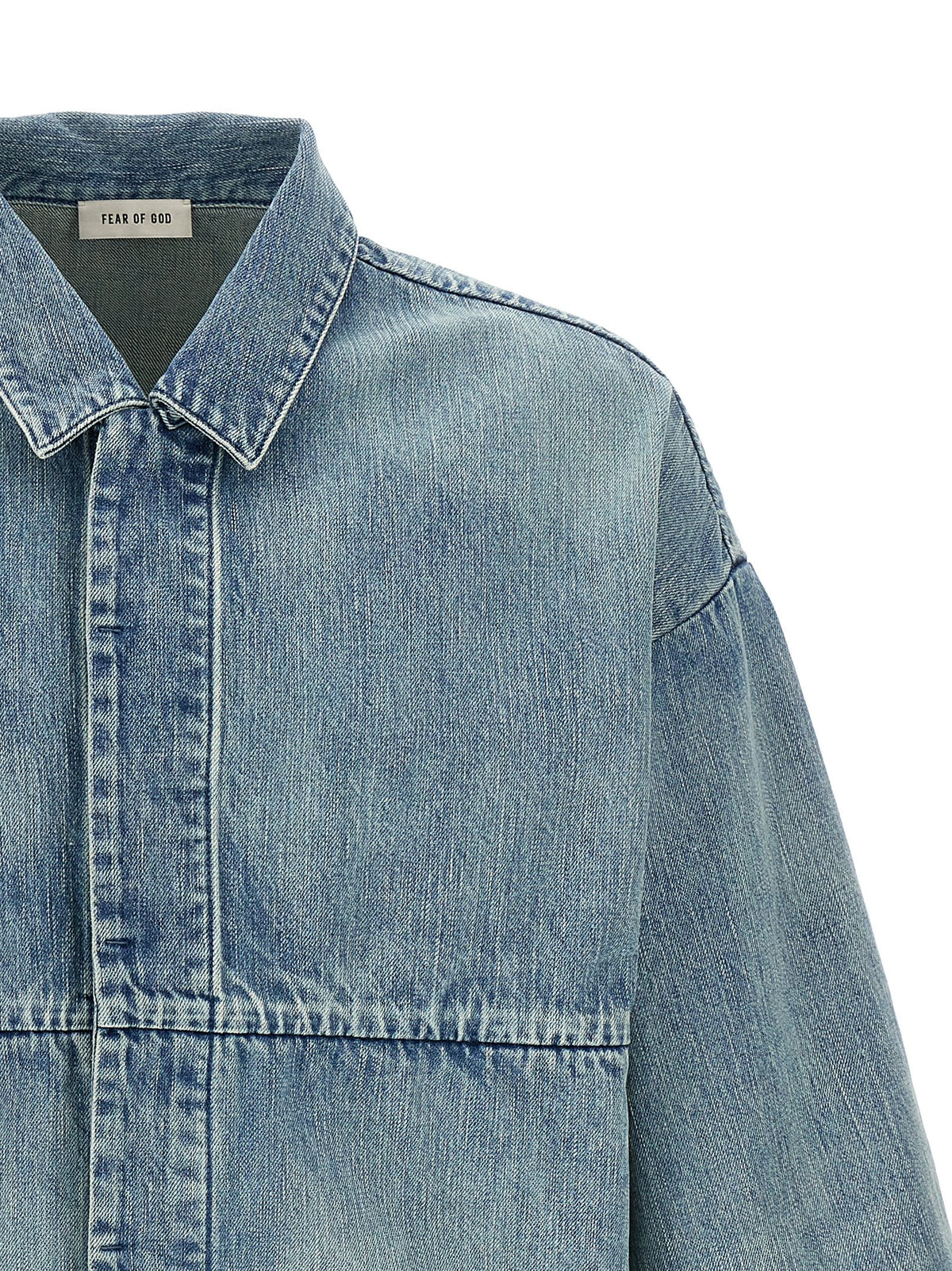 Fear Of God Blue Cotton Denim Jacket