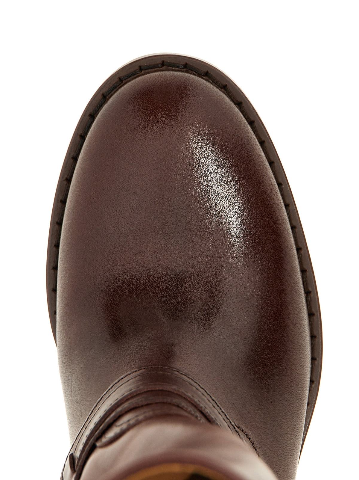 Isabel Marant Brown Leather Chelsea Boots