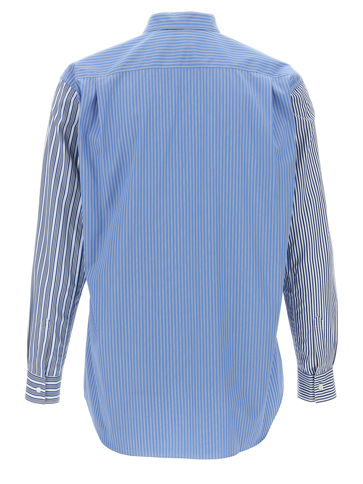 Comme Des Garçons Blue Cotton Blouse