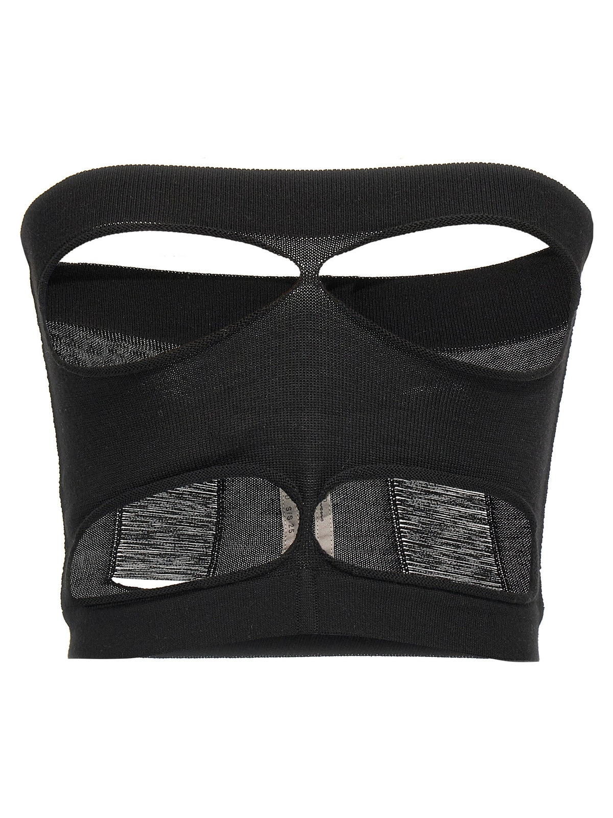Rick Owens Black Wool Tank Tops