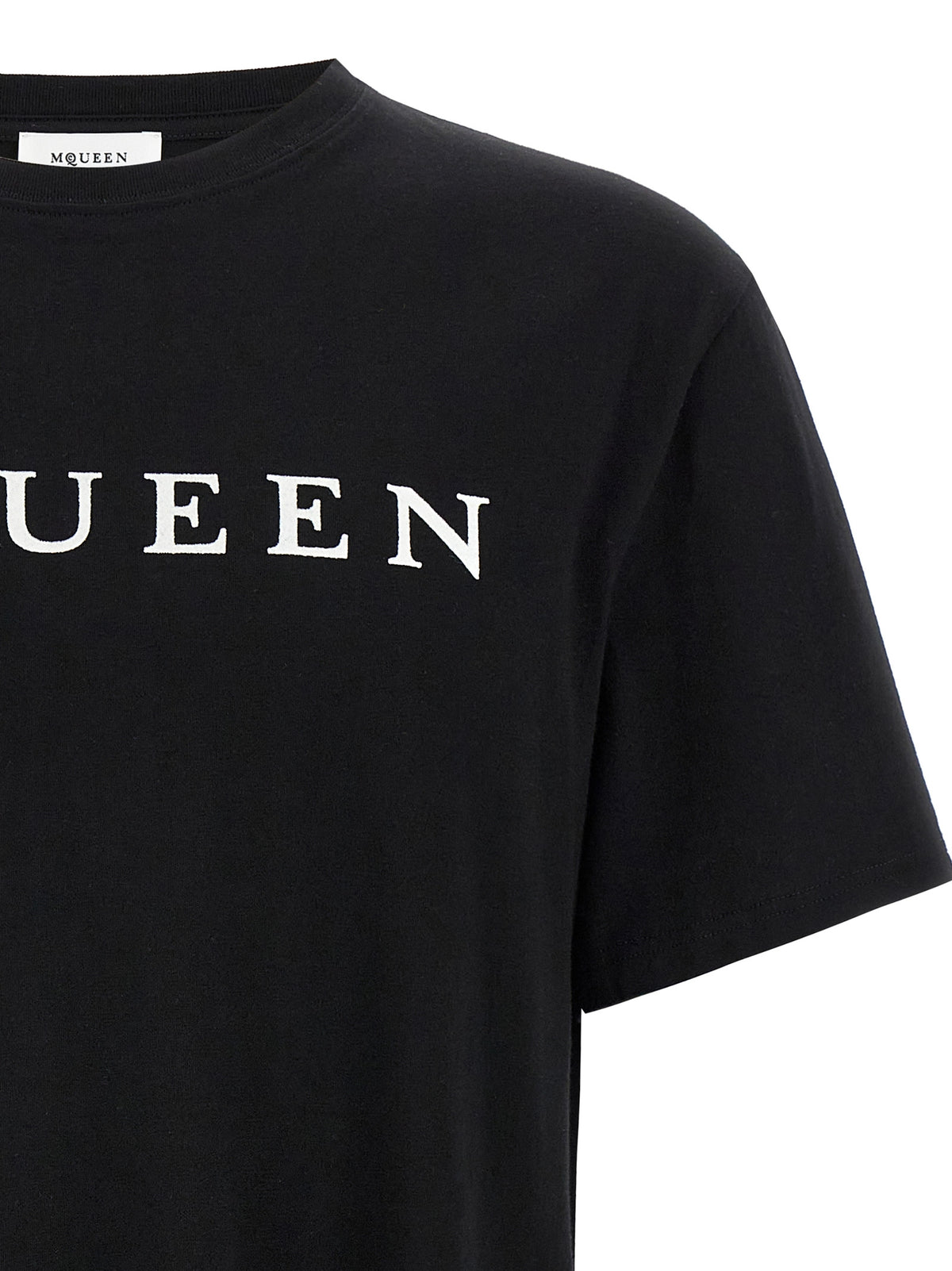 Alexander McQueen Bicolor Cotton T-Shirt