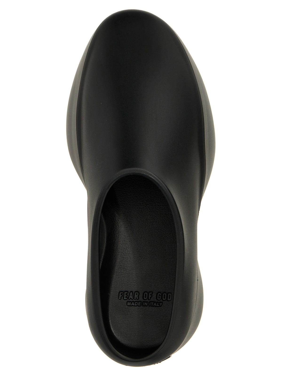 Fear Of God Black Rubber Clogs