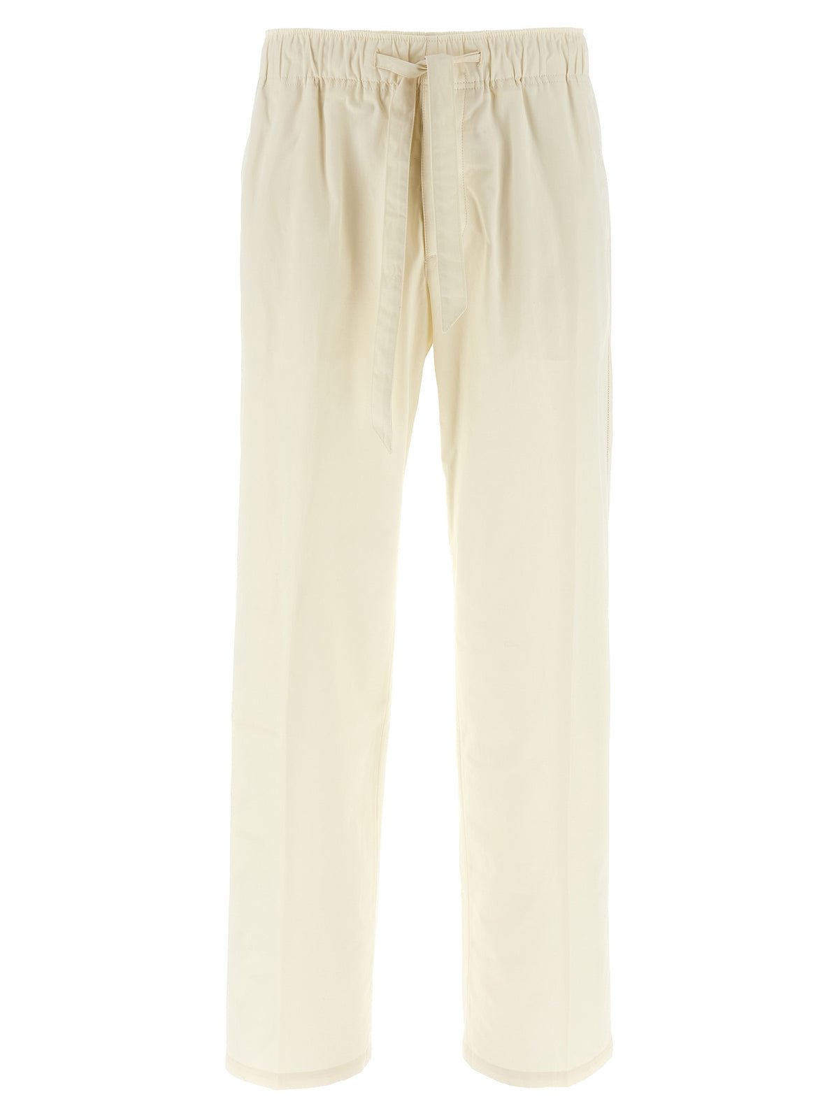 Lanvin White Cotton Casual Pants