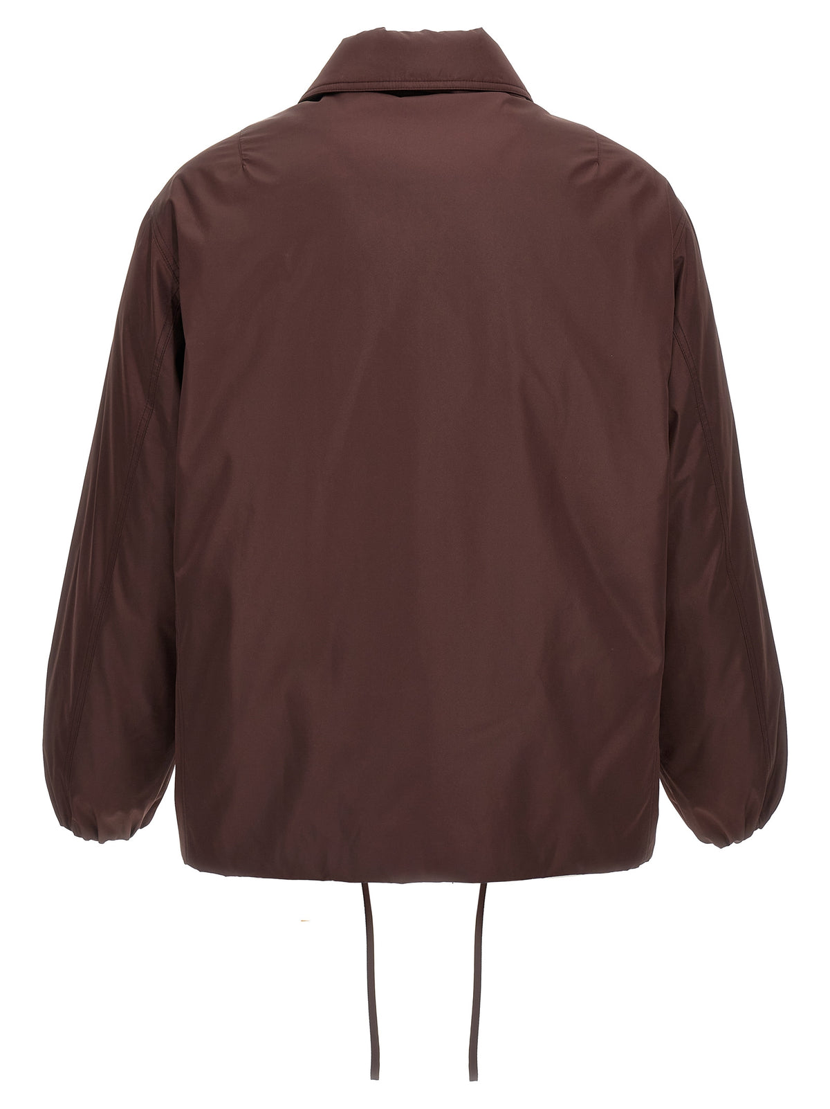 Jil Sander Brown Polyester Full-Length Jacket
