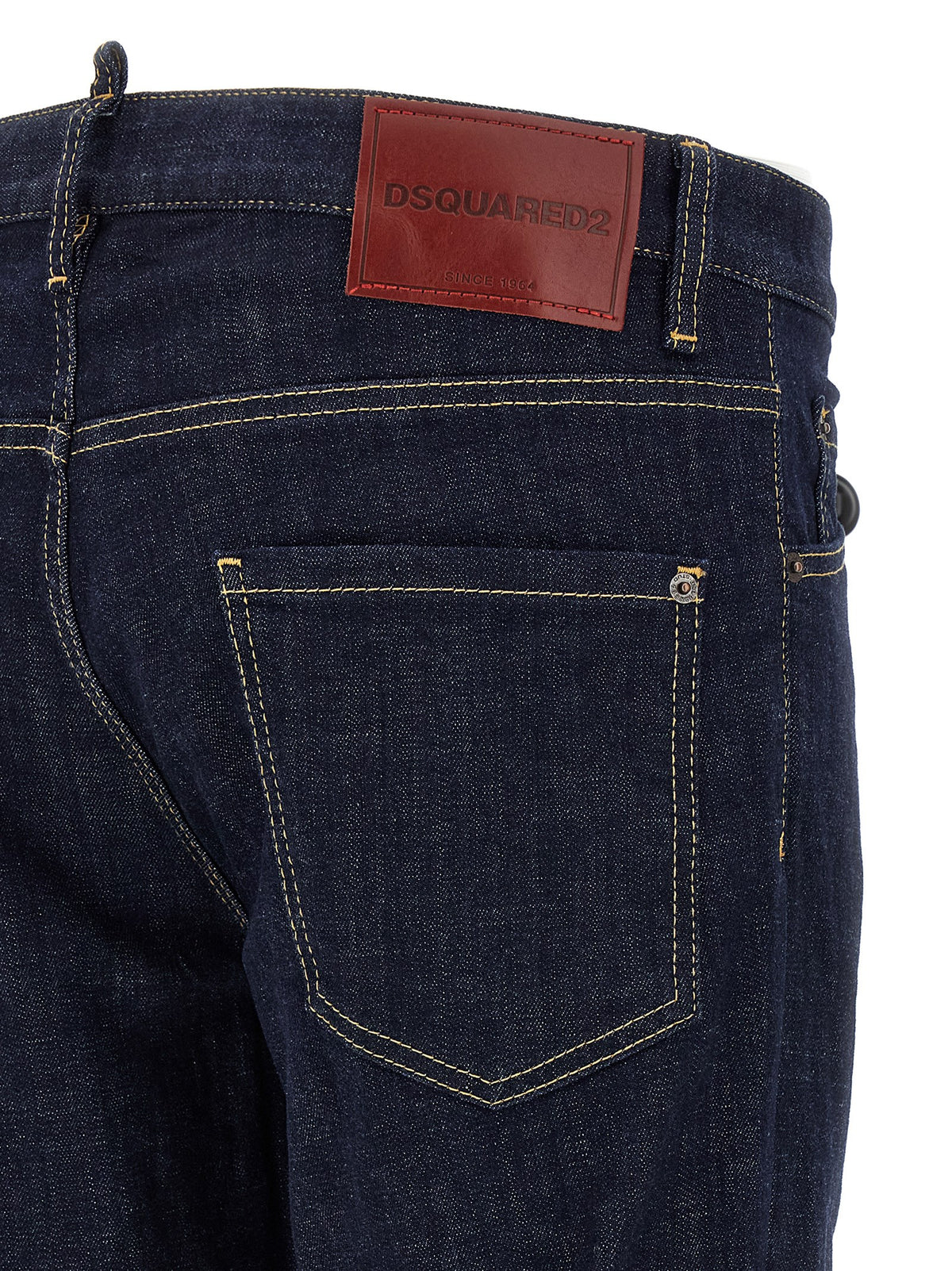 Dsquared² Blue Cotton Slim Fit Jeans