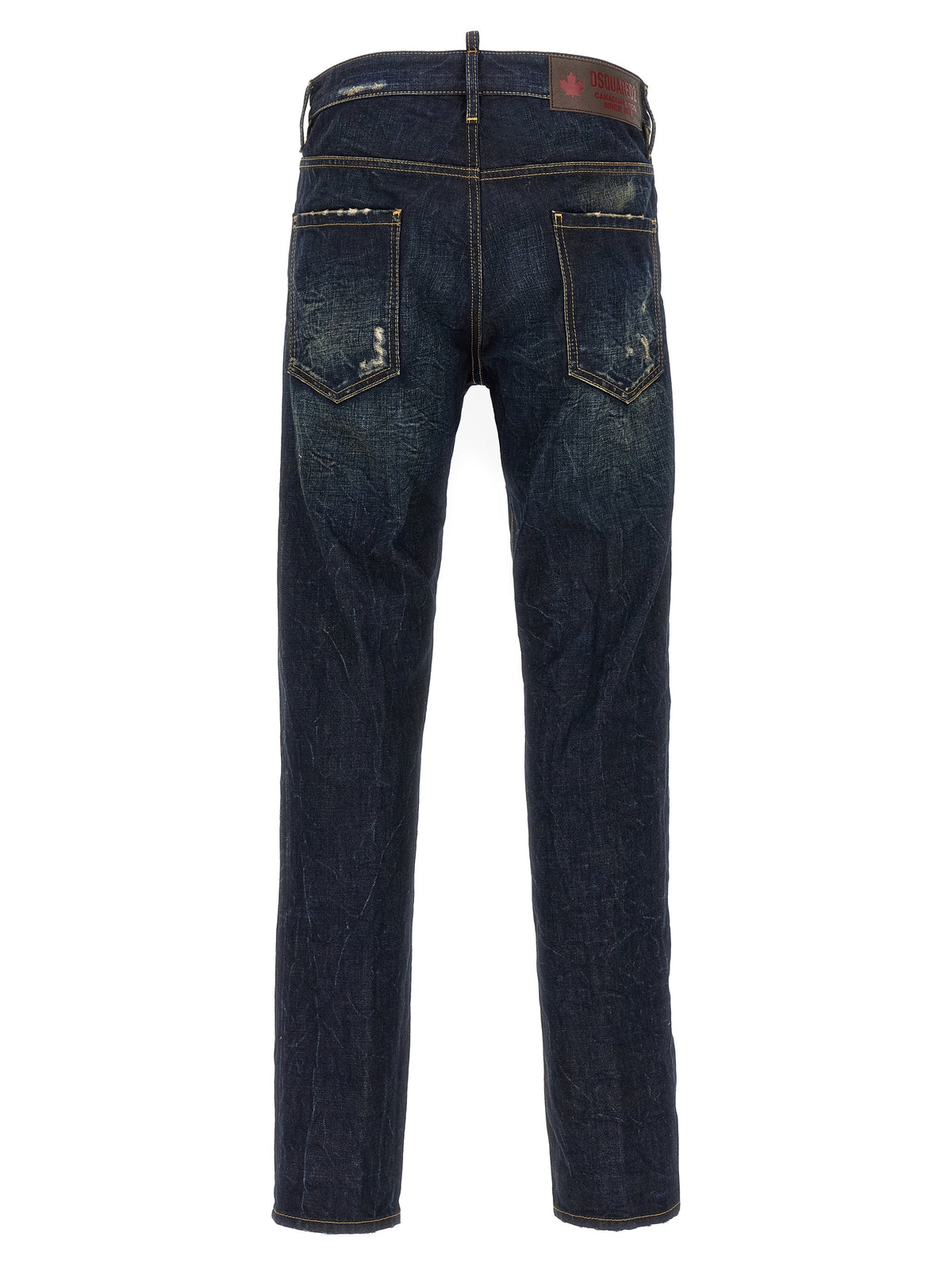 Dsquared² Blue Cotton Slim Fit Jeans