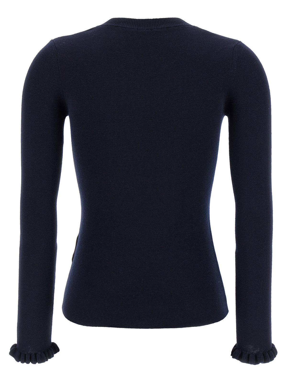 Valentino Garavani Blue Virgin Wool Cardigan