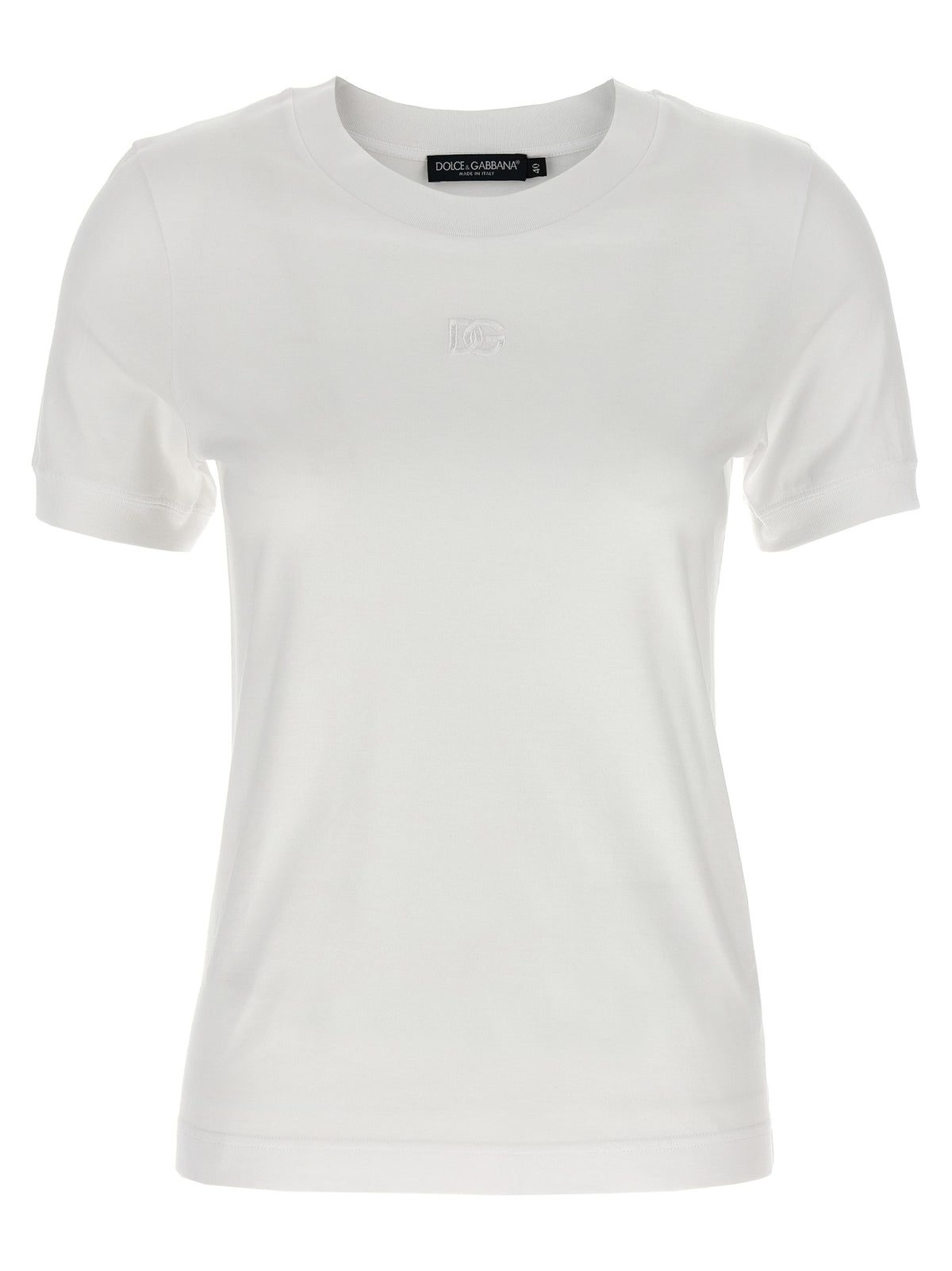 Dolce & Gabbana White Cotton T-Shirt