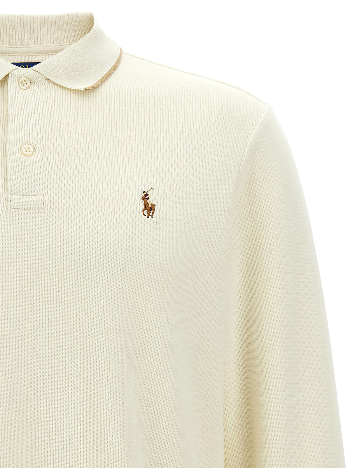 Polo Ralph Lauren Beige Cotton Polo Shirt