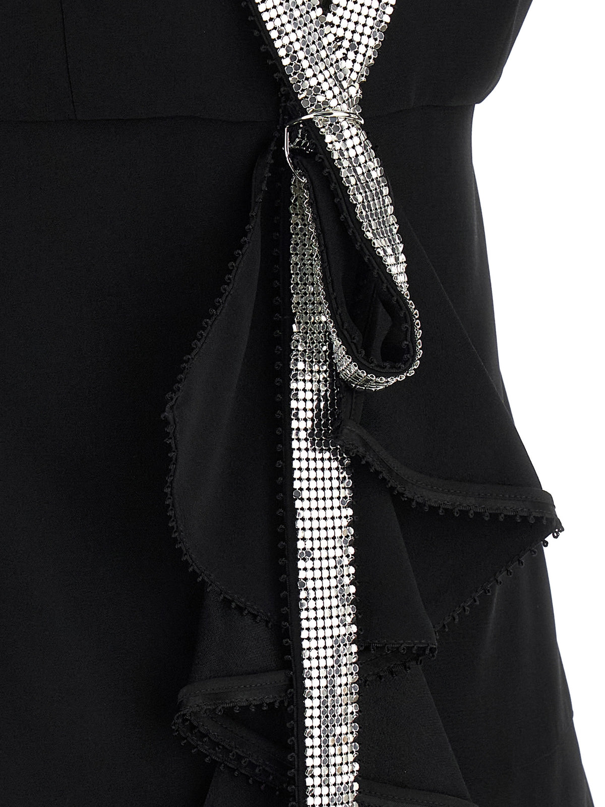 Giovanni Bedin Black Viscose Short Dress