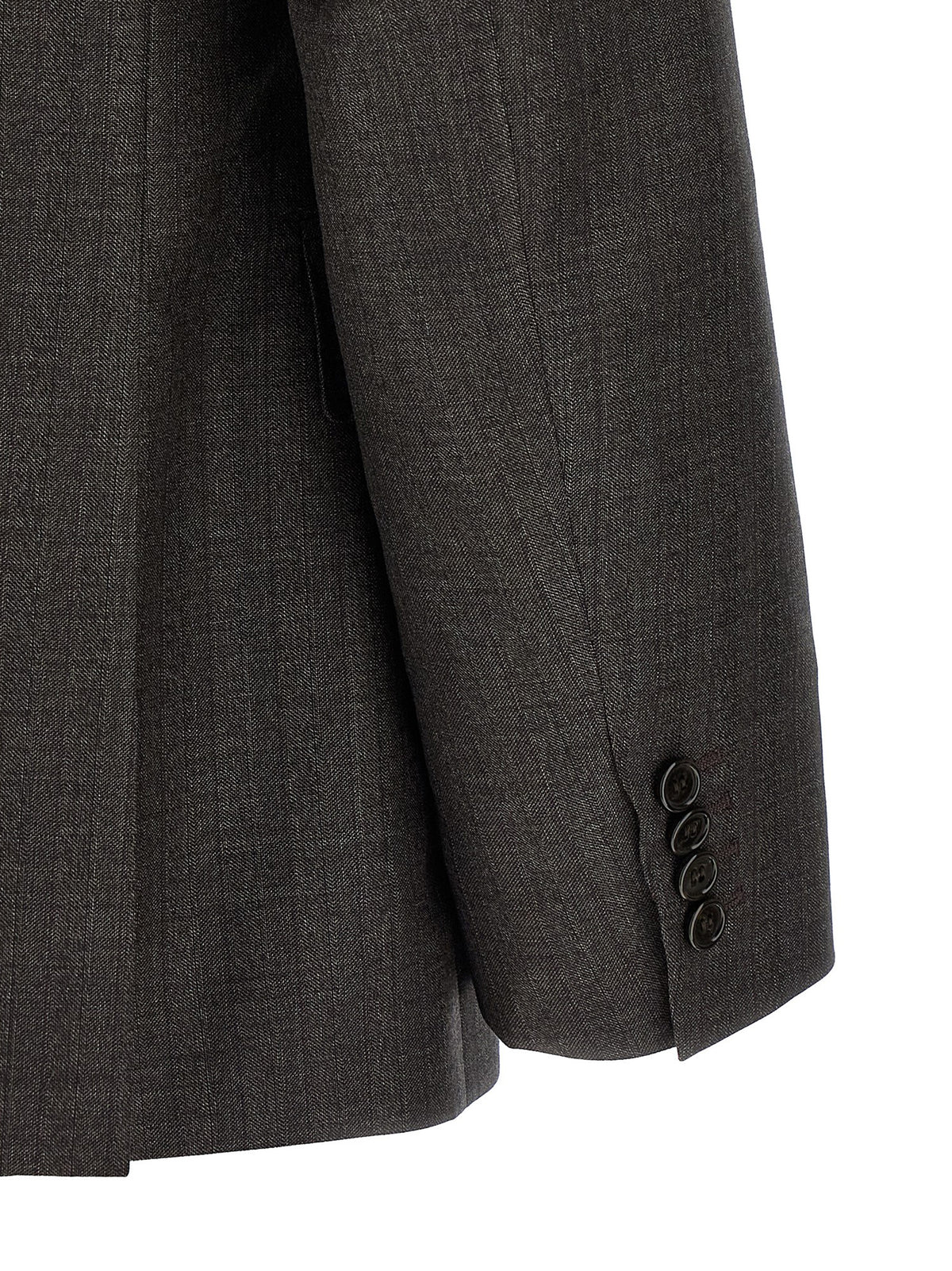 Brioni Brown Wool Blazer
