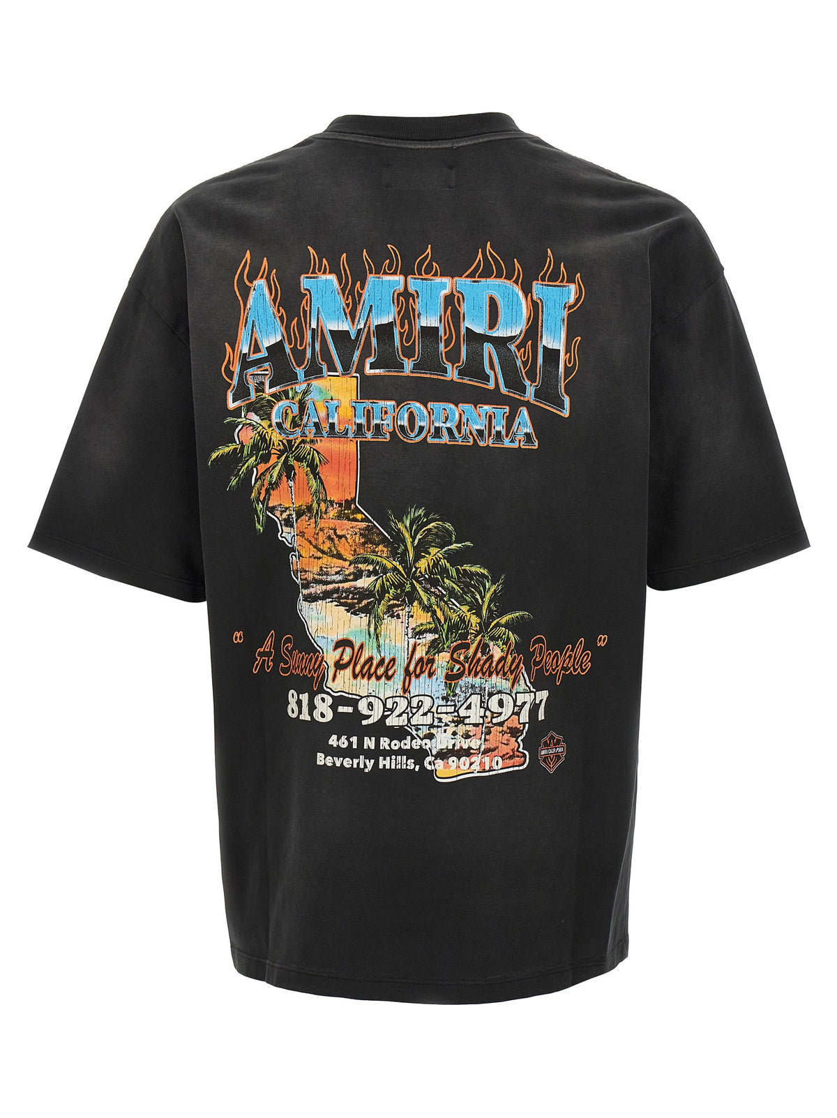 Amiri Black Cotton T-Shirt