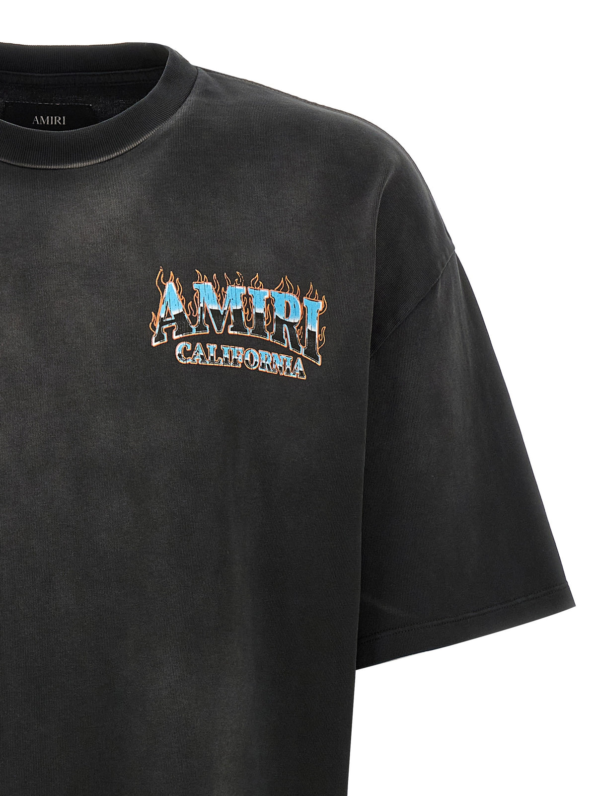 Amiri Black Cotton T-Shirt