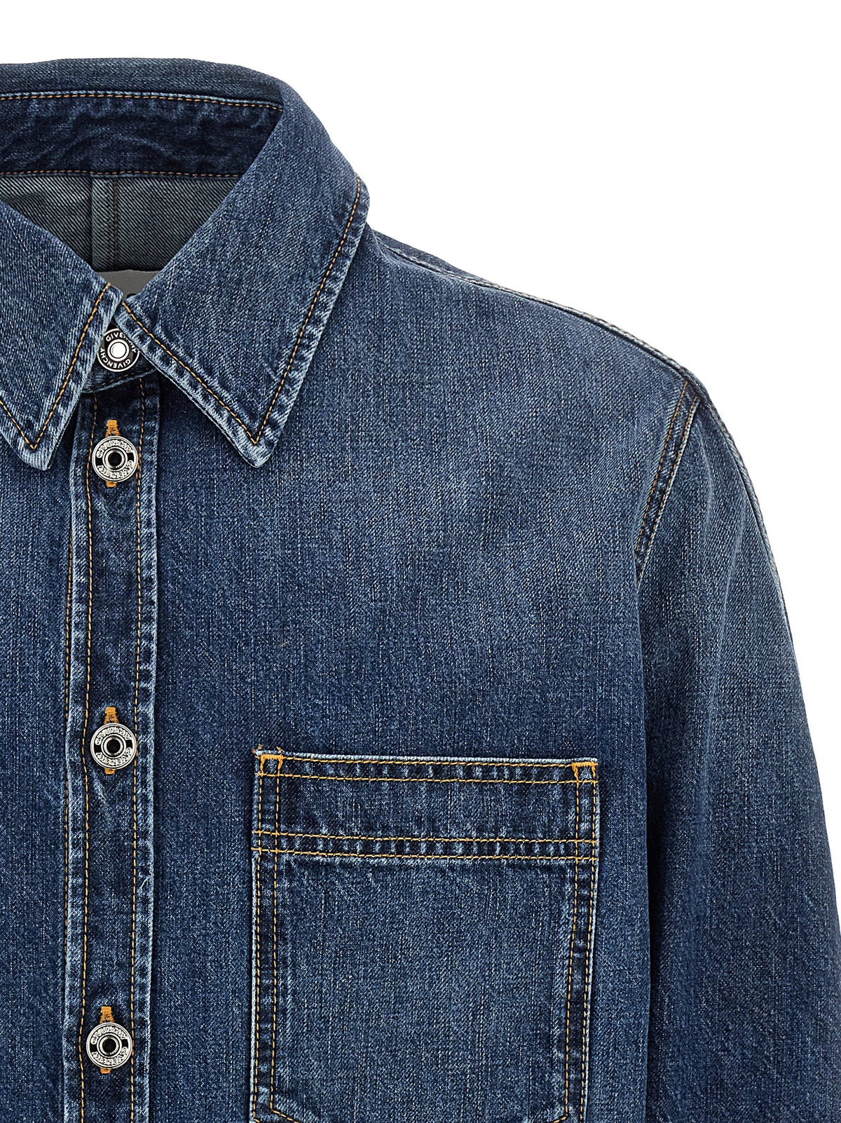 Givenchy Blue Cotton Blouse