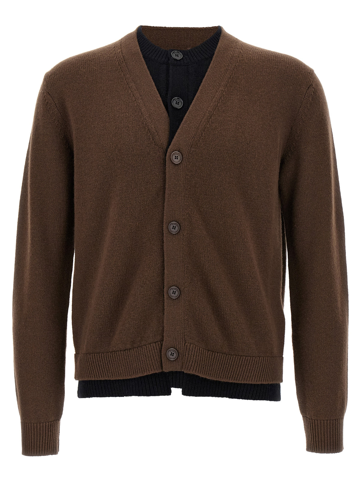 J.W.Anderson Brown Wool Cardigan