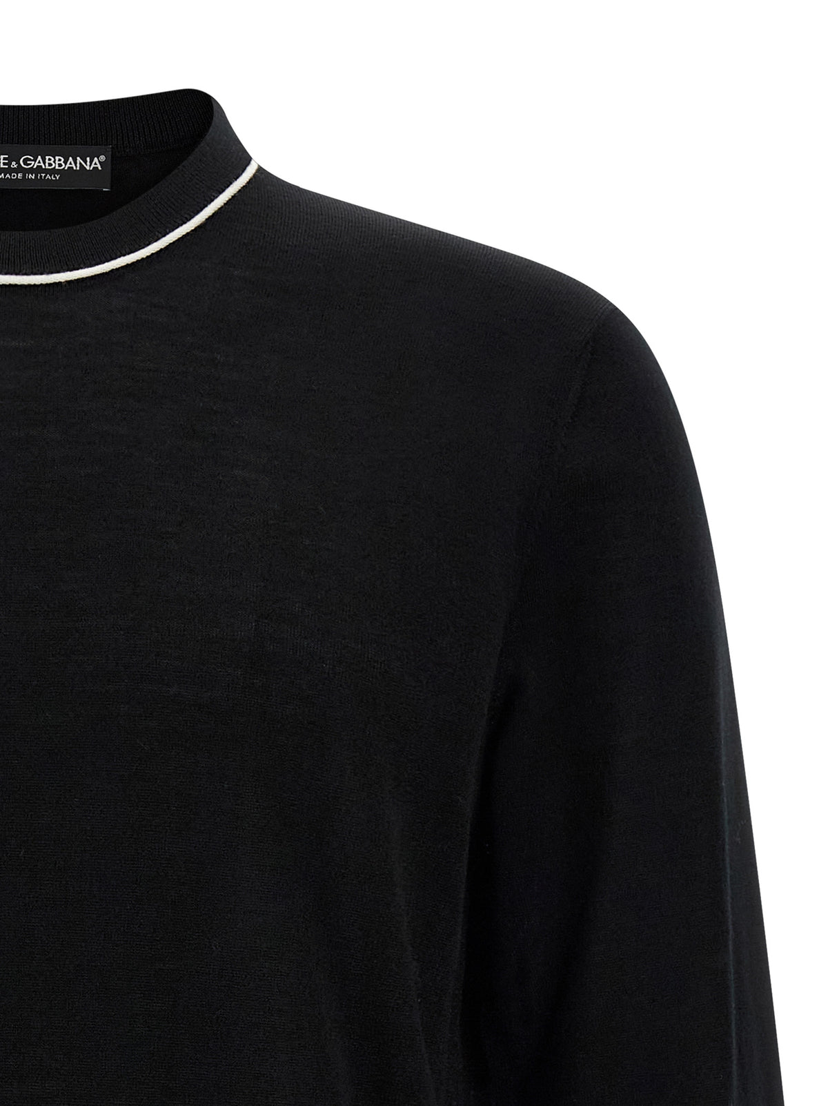Dolce & Gabbana Black Marabou Cardigan