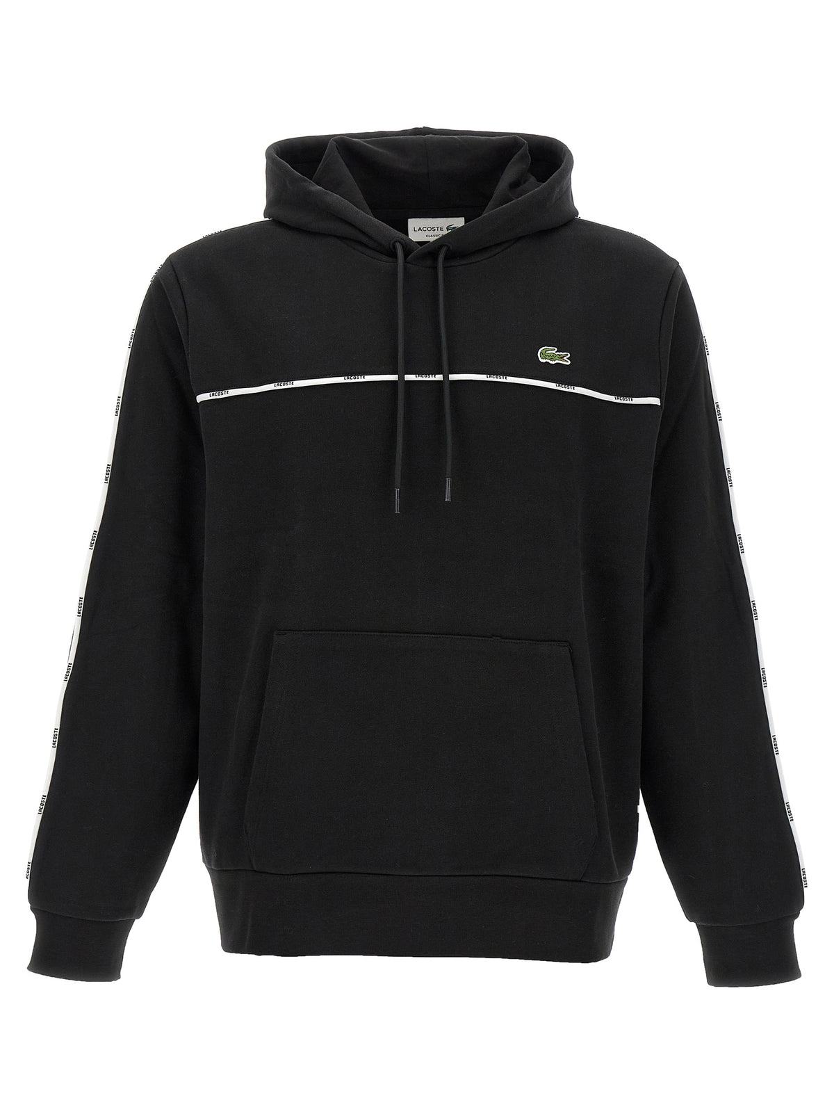 Lacoste Black Cotton Sweatshirt