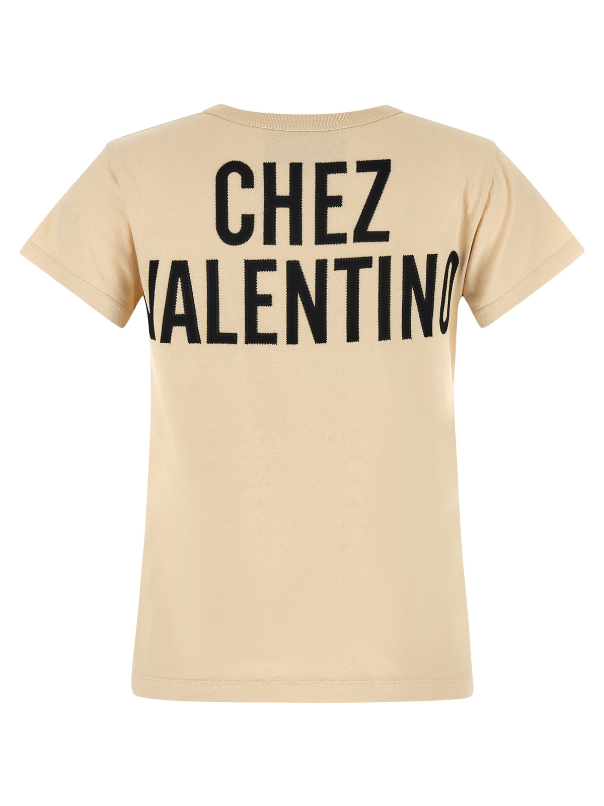 Valentino Garavani Beige Cotton T-Shirt