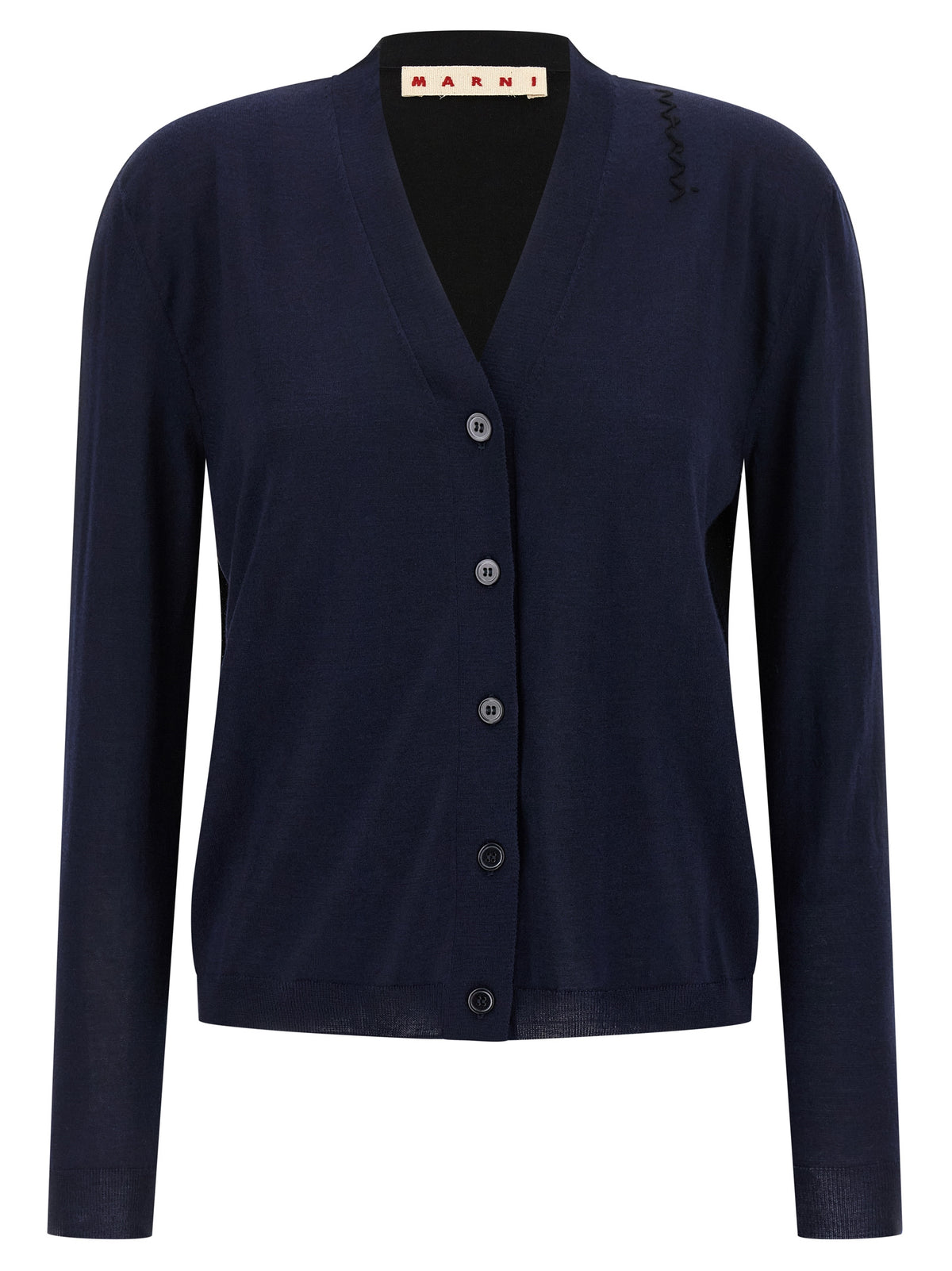 Marni Multicolor Virgin Wool Cardigan