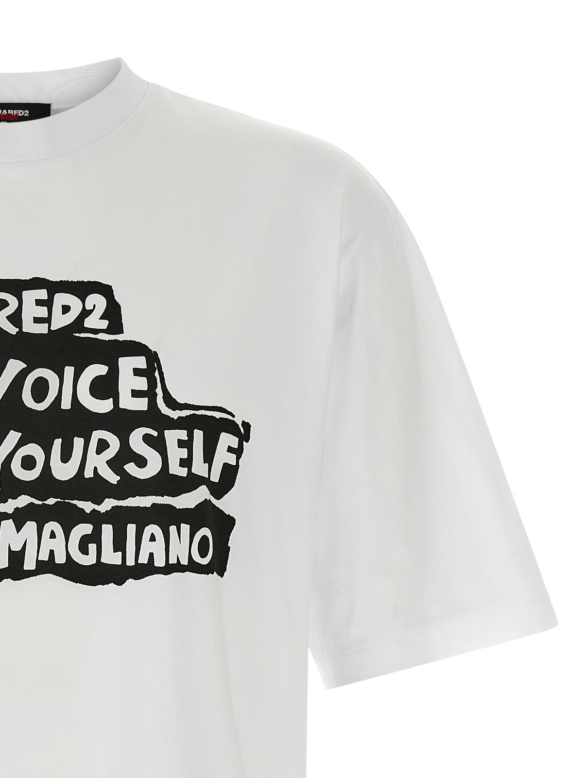 Dsquared² Bicolor Cotton T-Shirt
