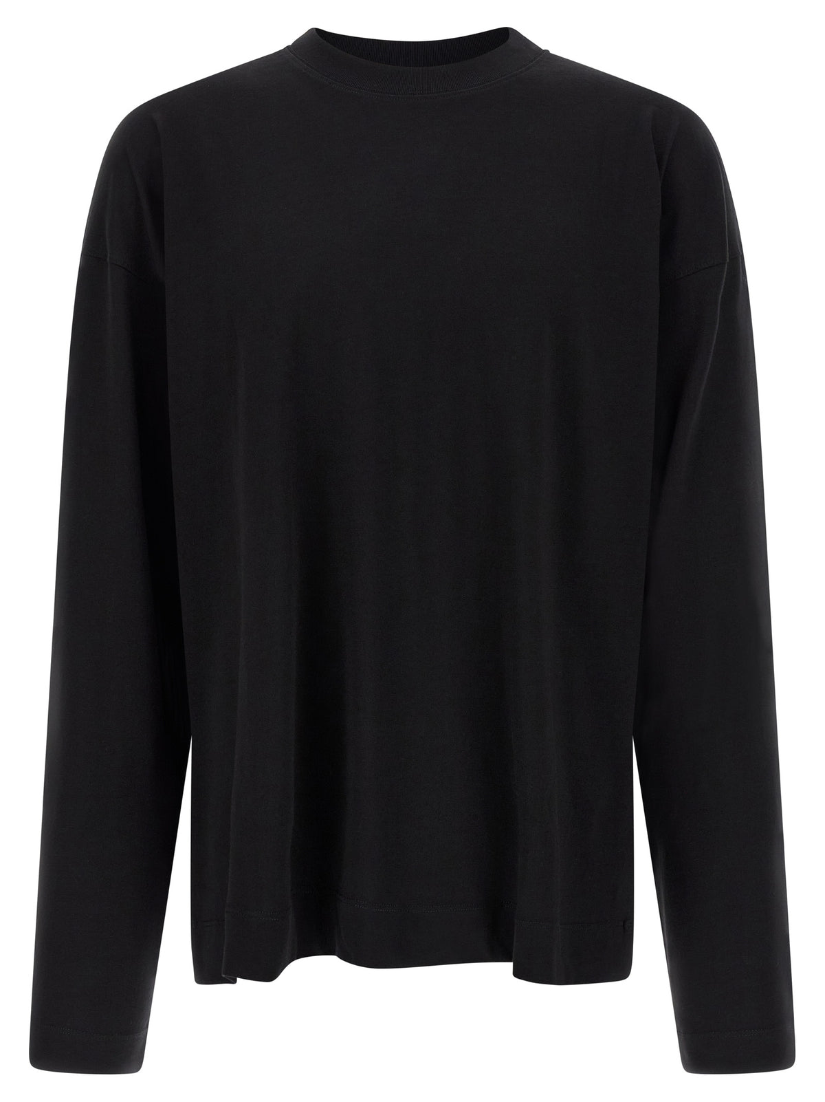 Dries Van Noten Black Cotton T-Shirt