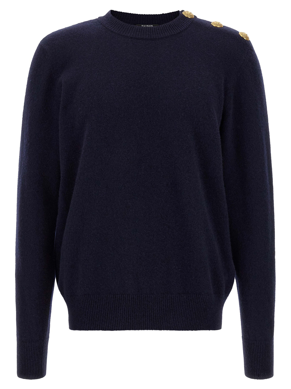 Balmain Blue Cashmere Cardigan