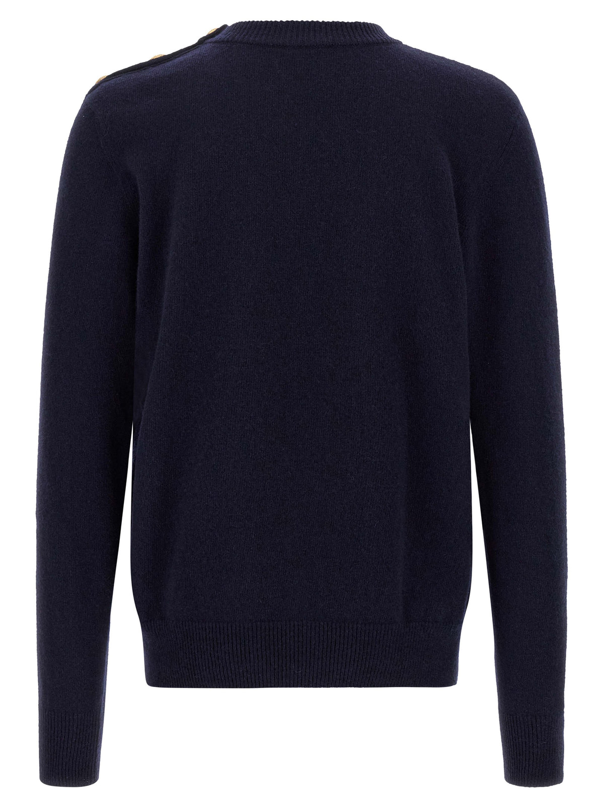 Balmain Blue Cashmere Cardigan