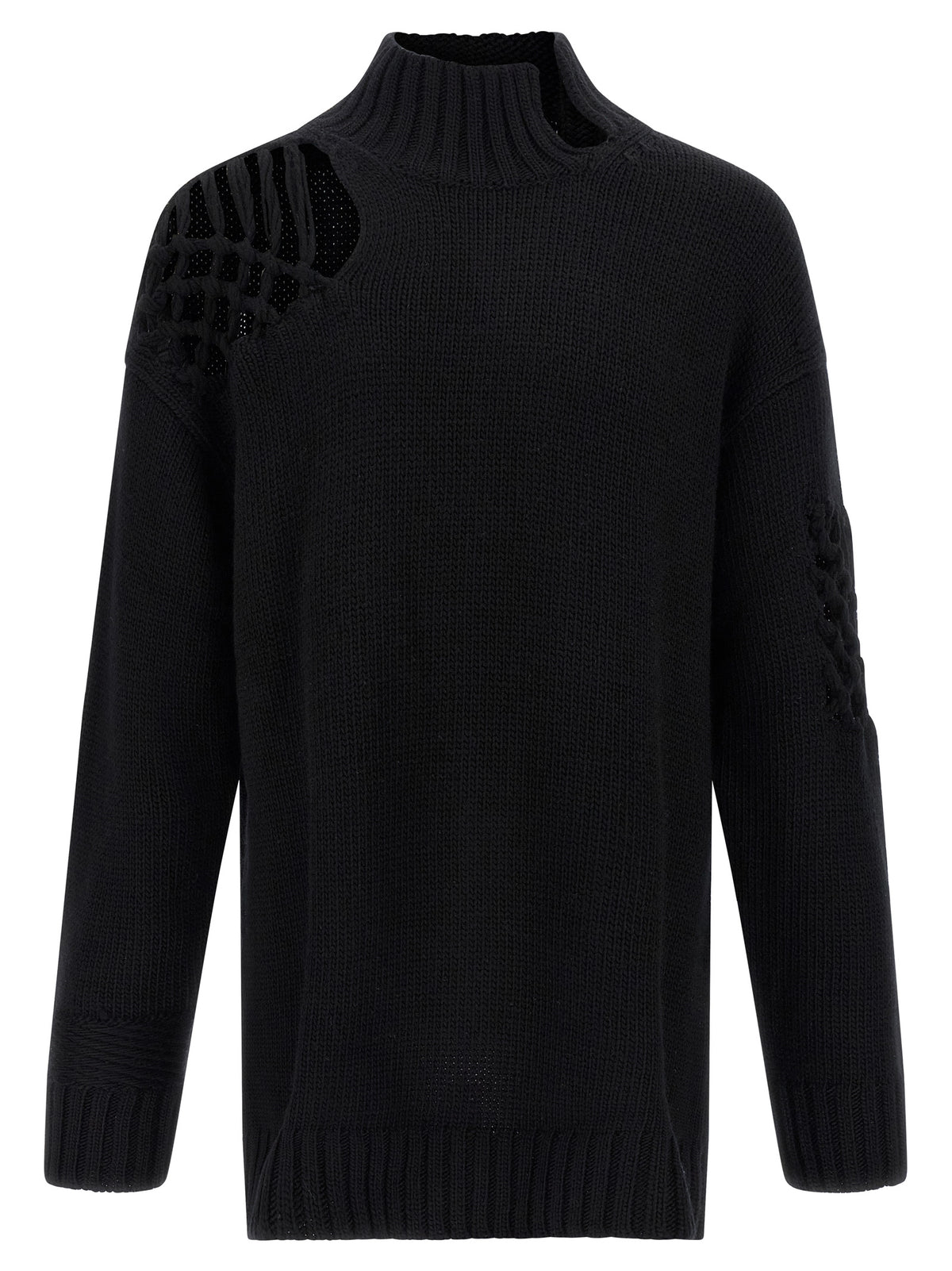 Yohji Yamamoto Black Wool Cardigan