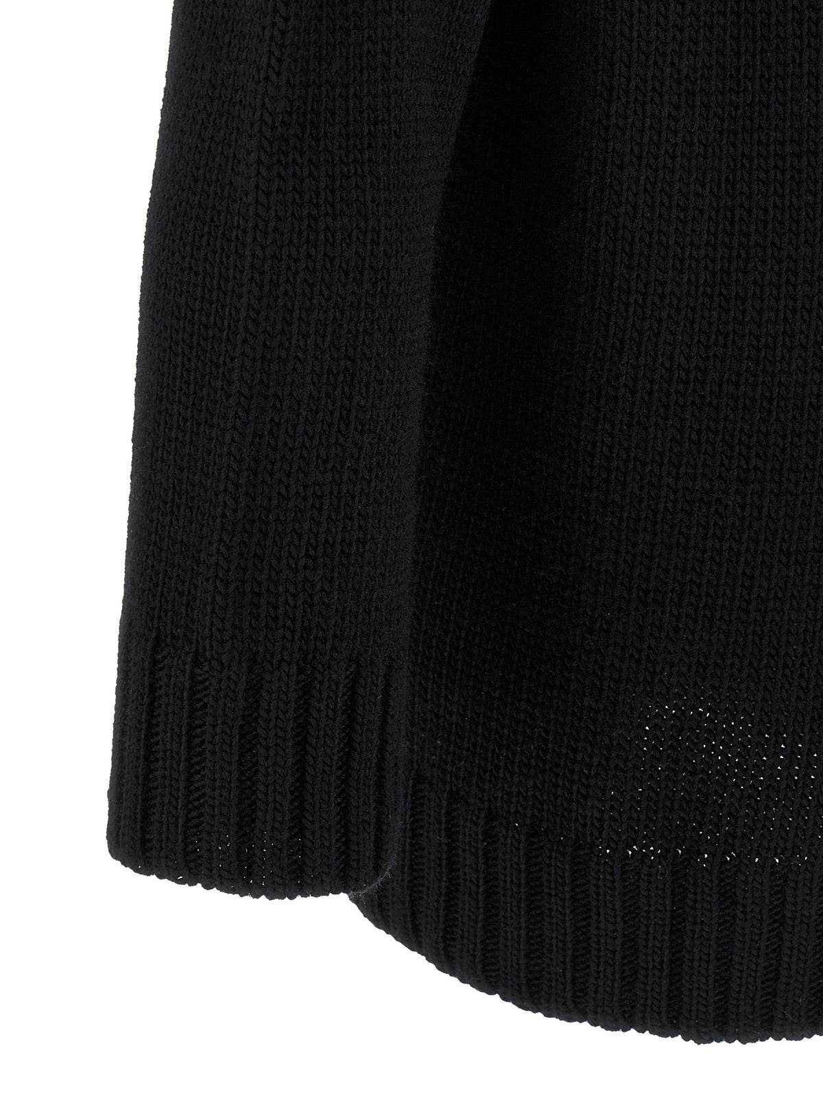 Yohji Yamamoto Black Wool Cardigan