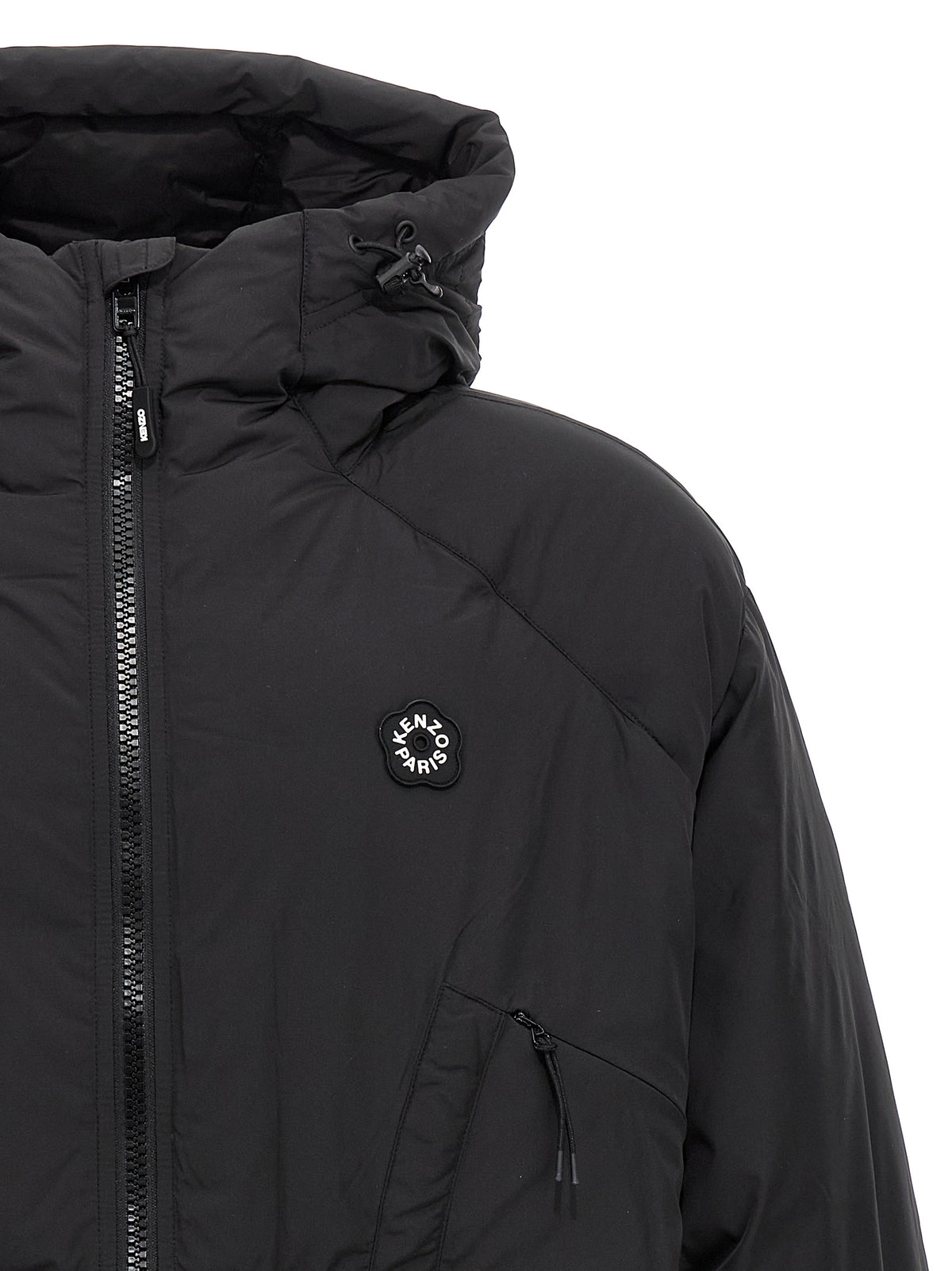 Kenzo Black Polyester Shell Jacket