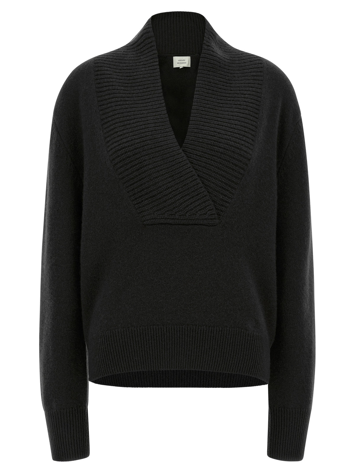 Loulou De Saison Black Cashmere Cardigan