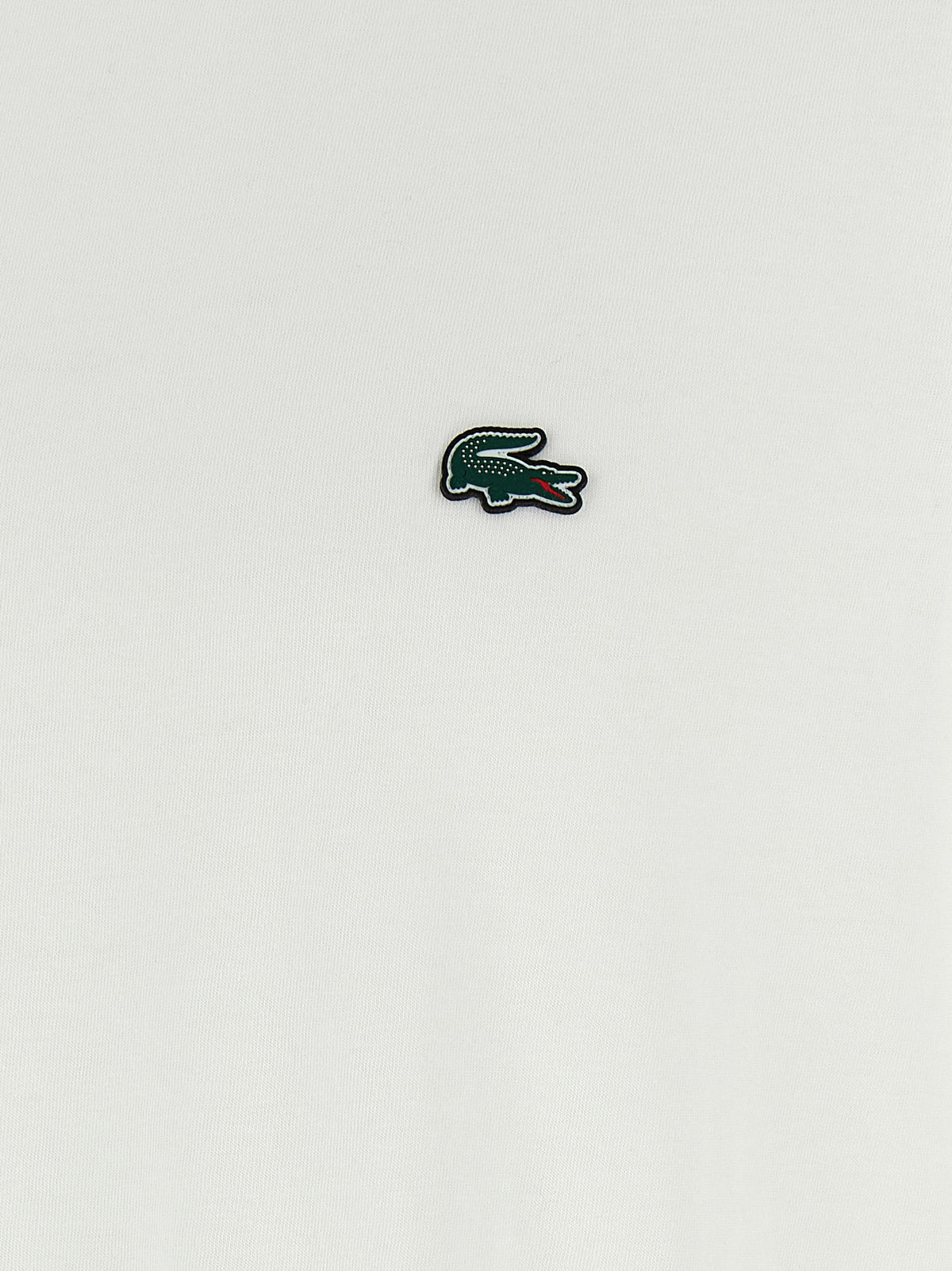 Lacoste White Cotton T-Shirt