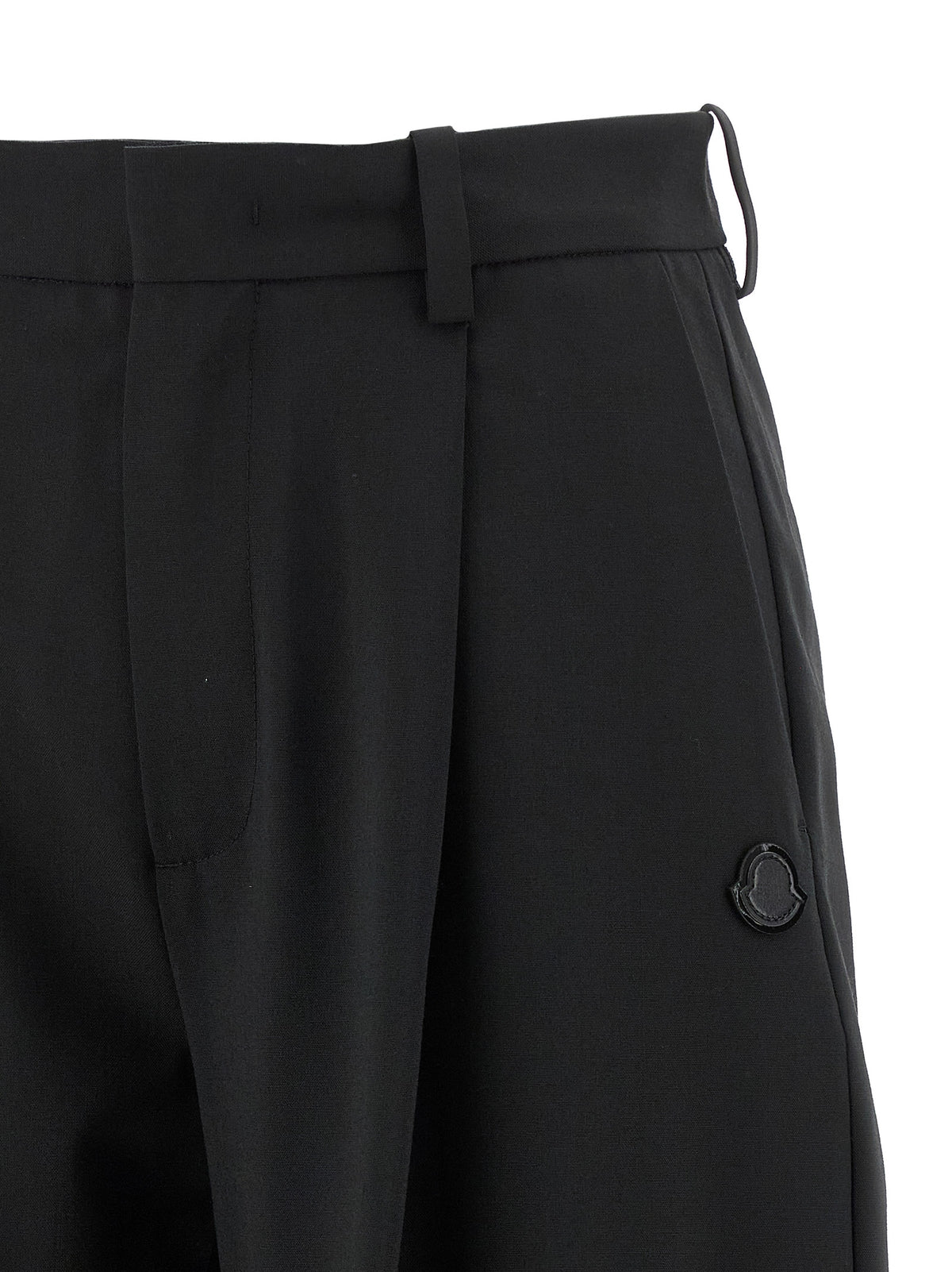 black polyester dress pants MONCLER GENIUS Black Polyester Dress Pants – JOHNYCARRIBEAN
