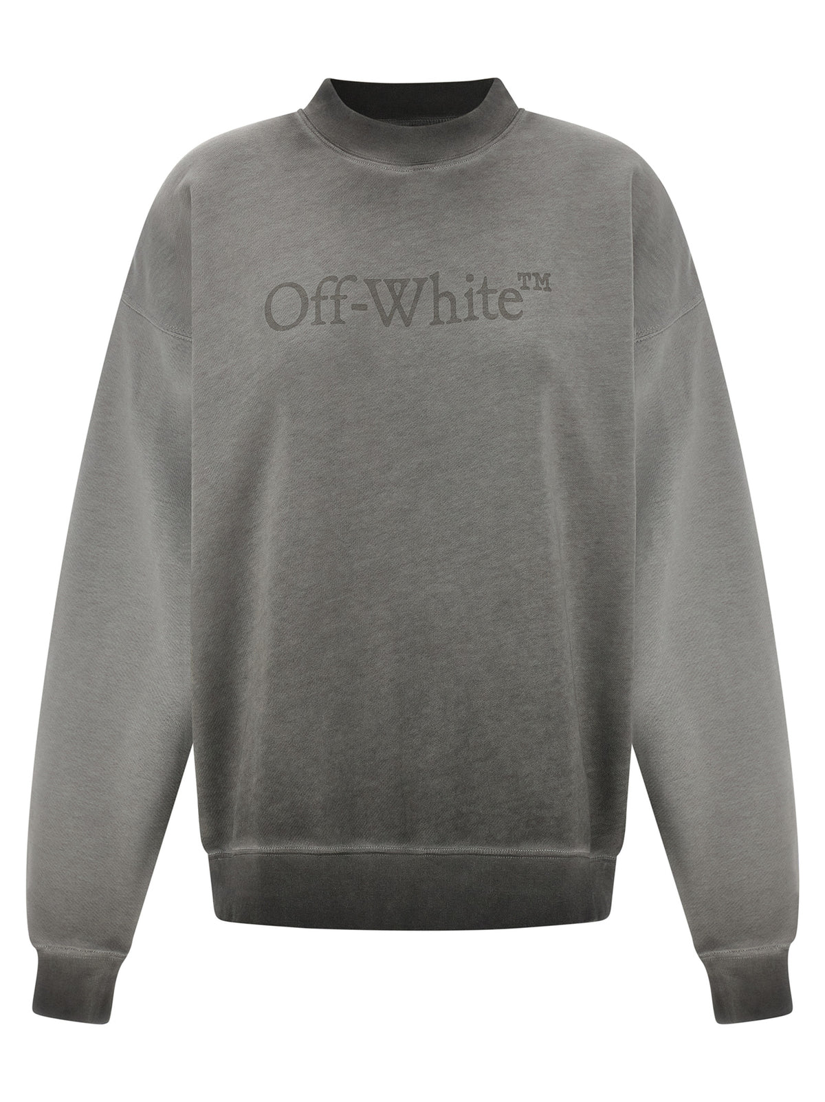 Off-White Gray Cotton Sweatshirt