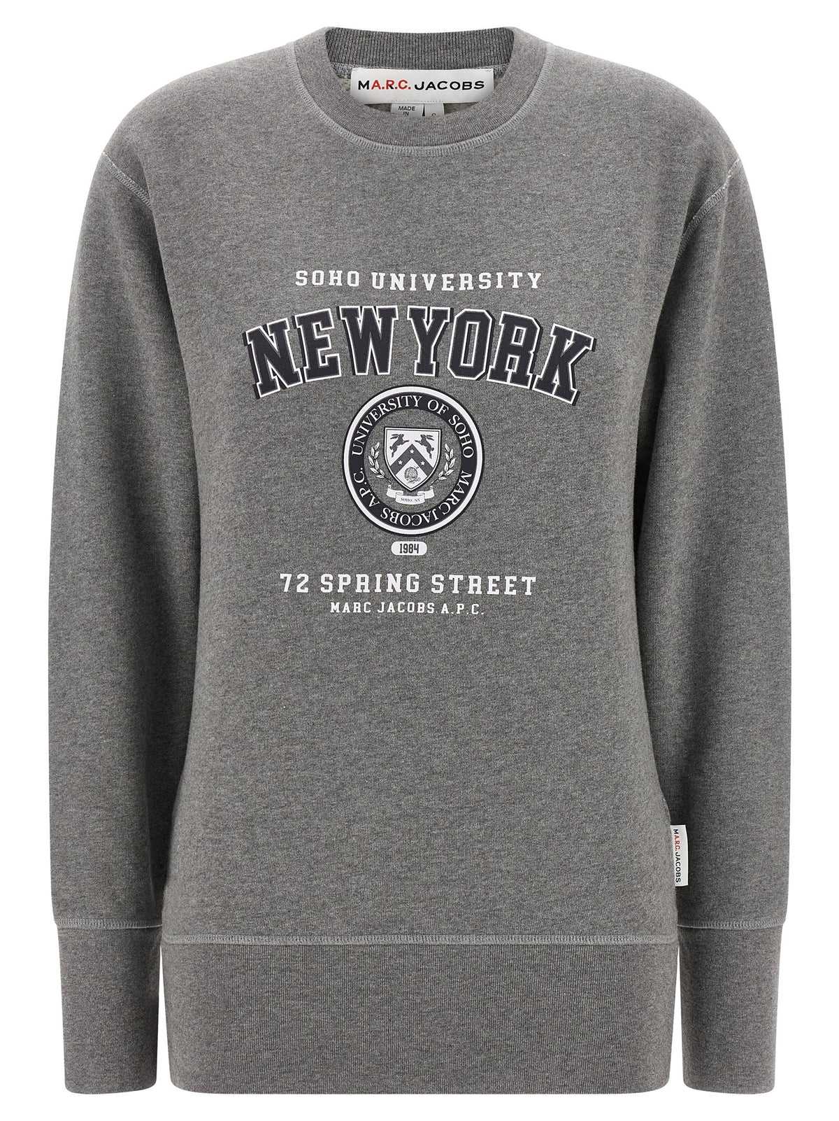 A.P.C. Gray Cotton Sweatshirt
