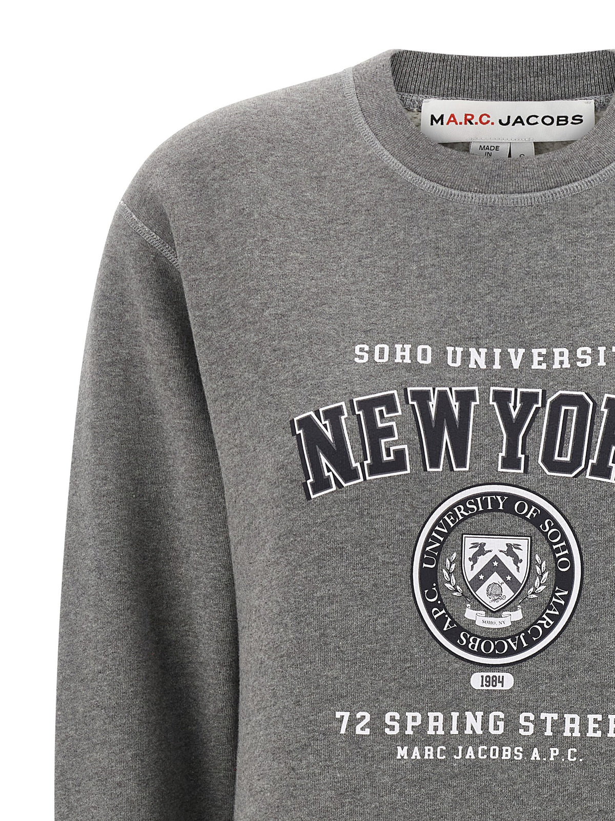 A.P.C. Gray Cotton Sweatshirt