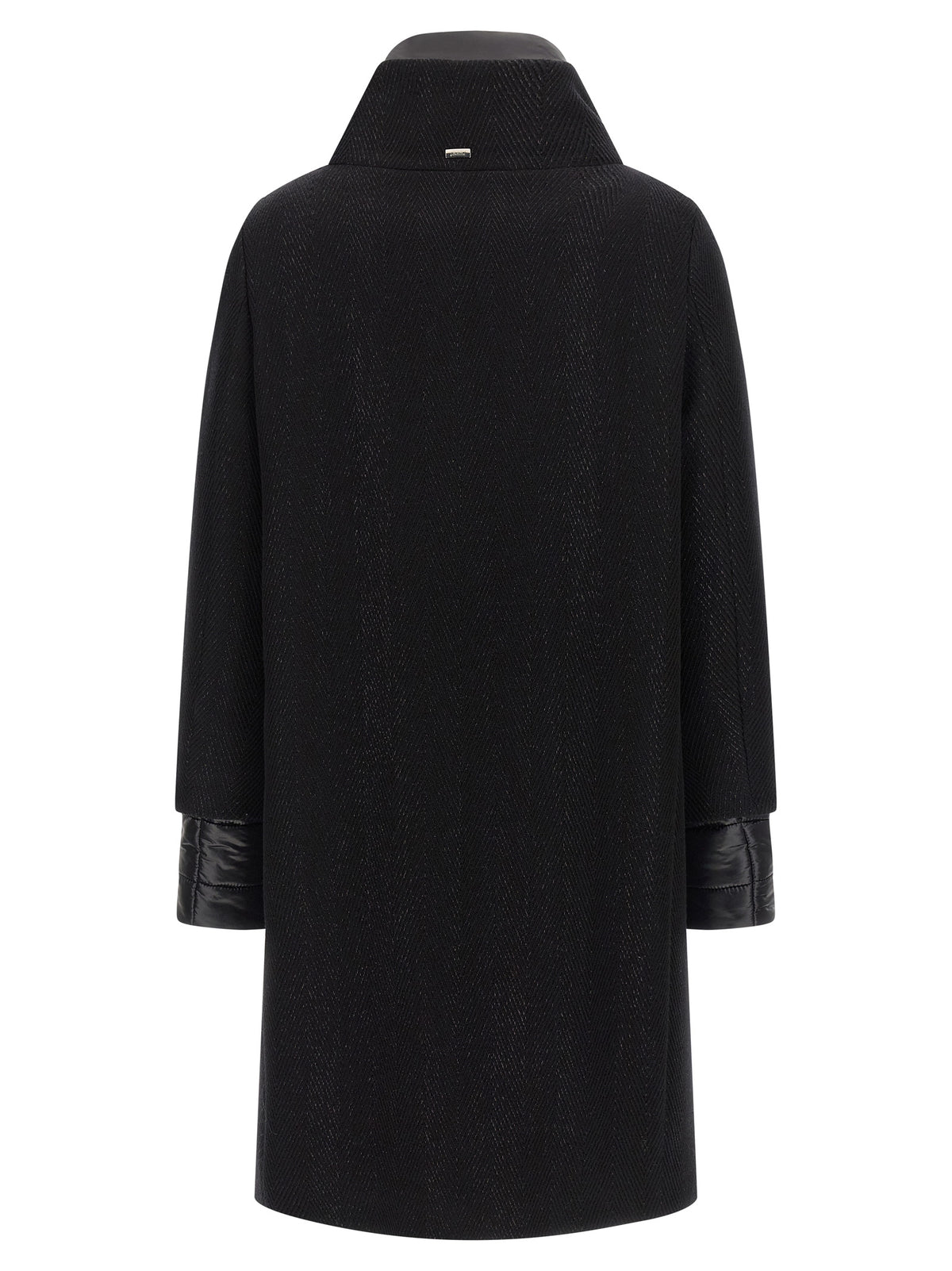 Herno Black Wool Coat