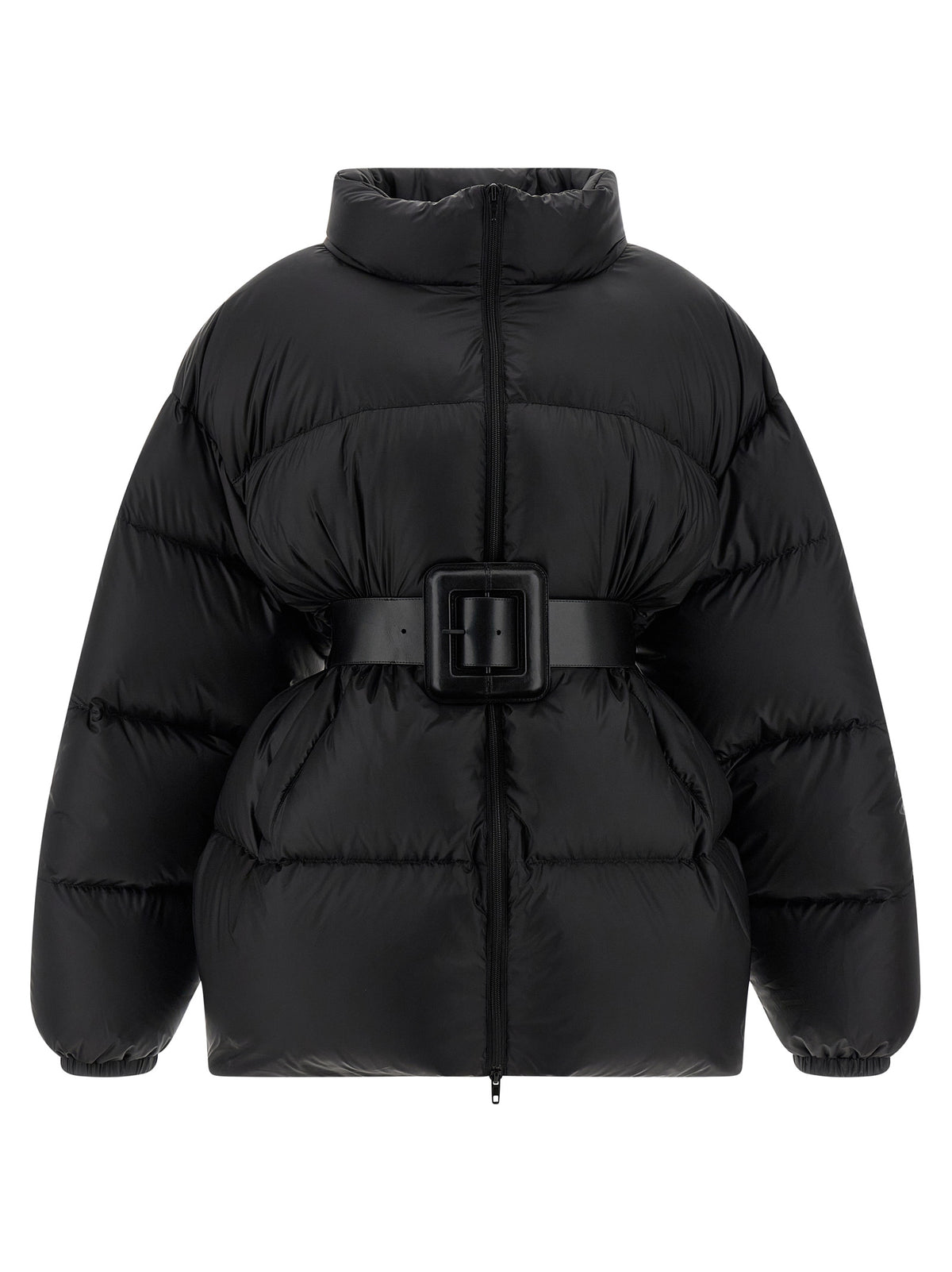 Balenciaga Black Polyamide Full-Length Jacket