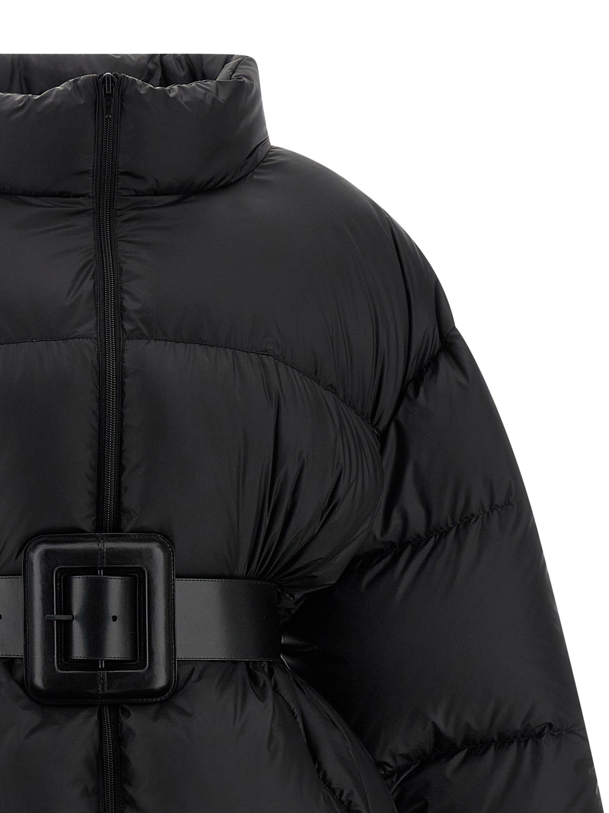 Balenciaga Black Polyamide Full-Length Jacket