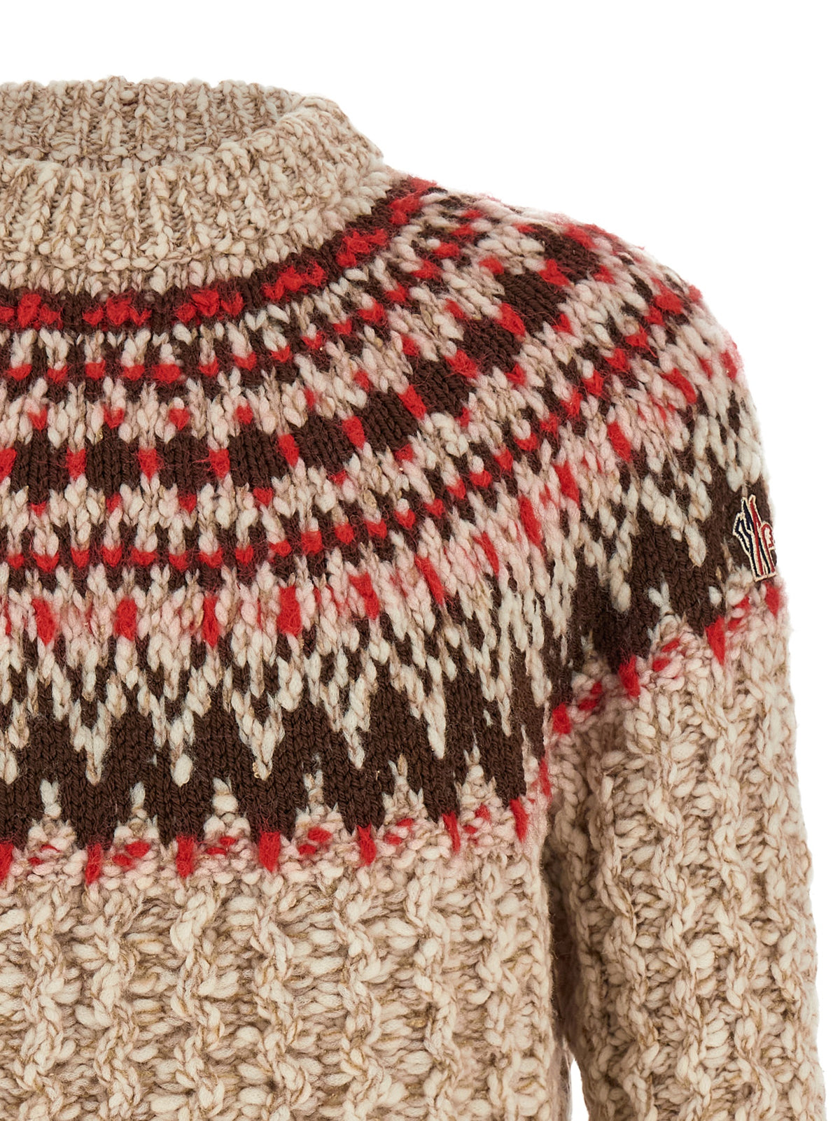Moncler Grenoble Multicolor Wool Cardigan