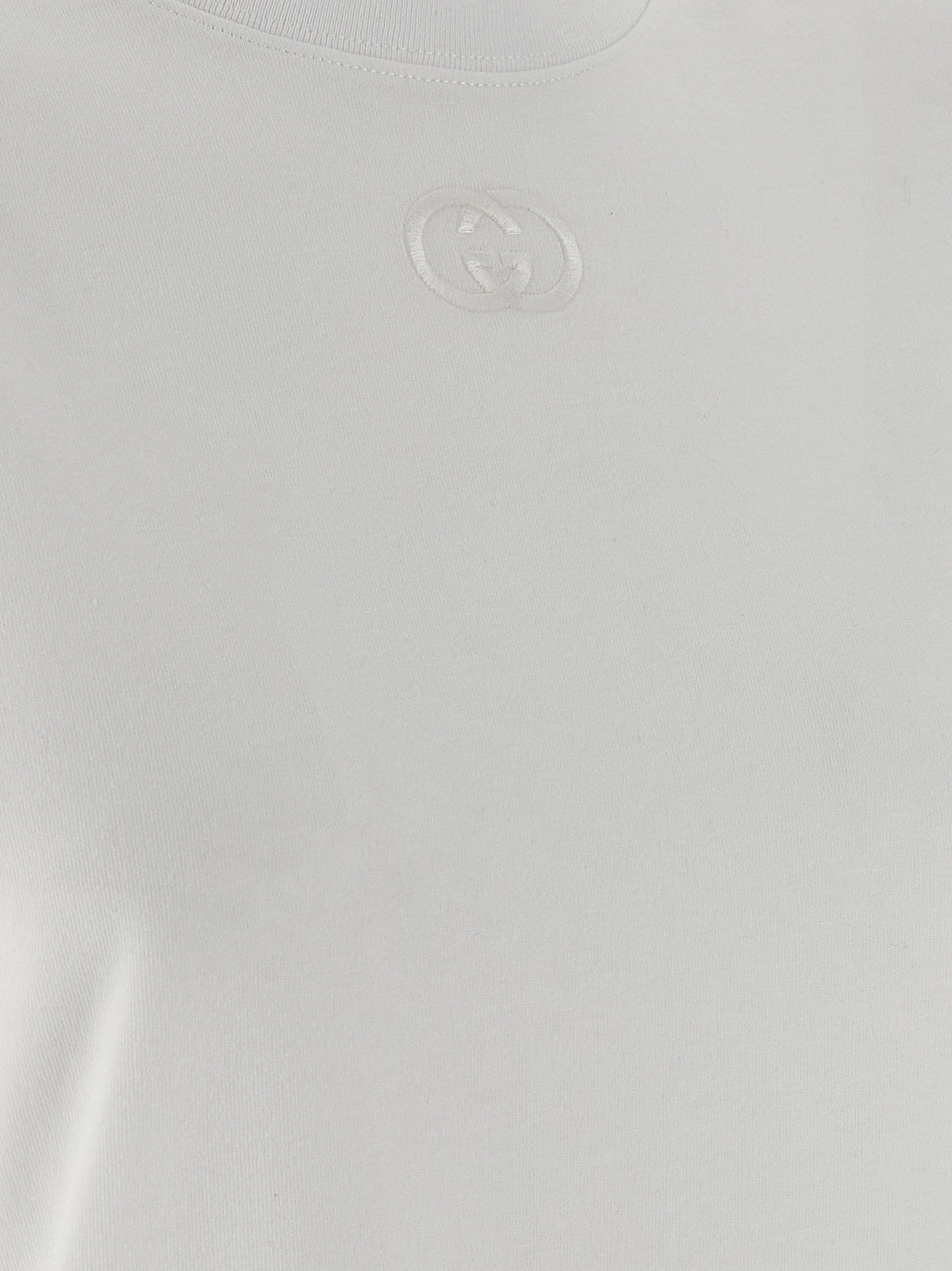 Gucci White Cotton T-Shirt