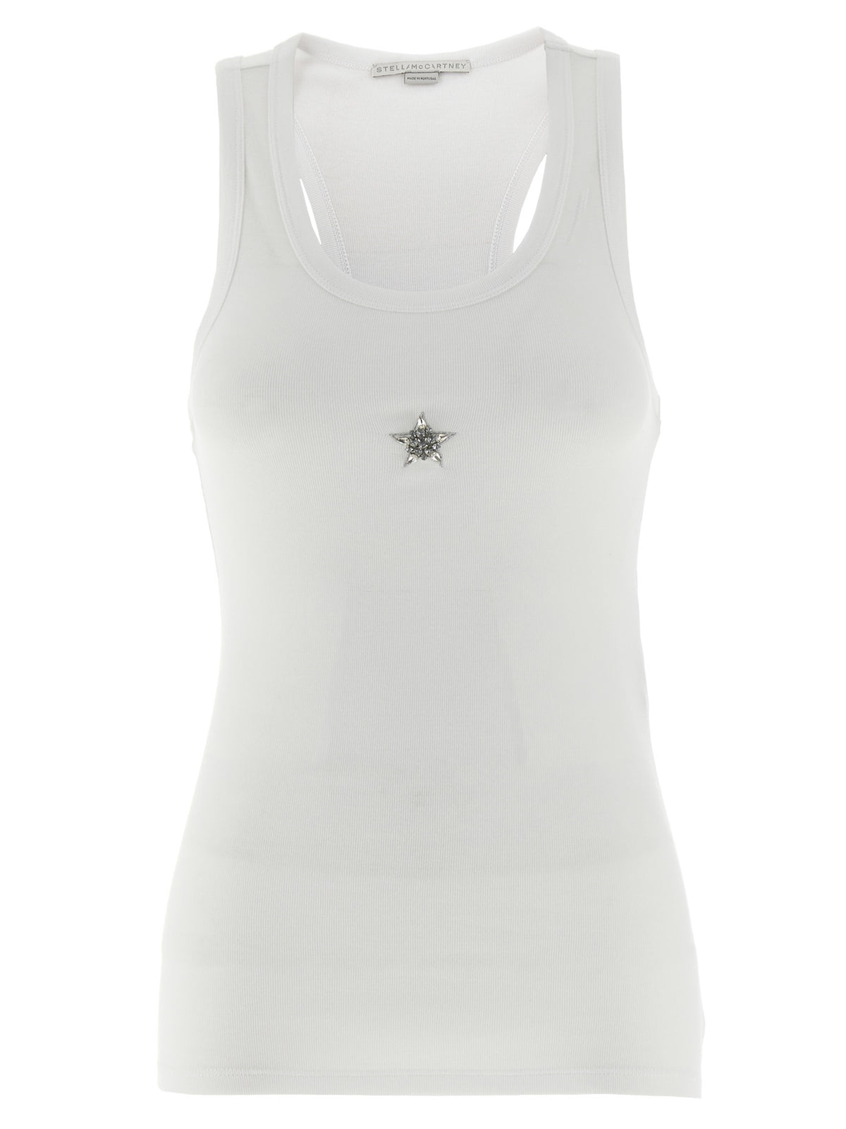 Stella McCartney White Lyocell Tank Tops
