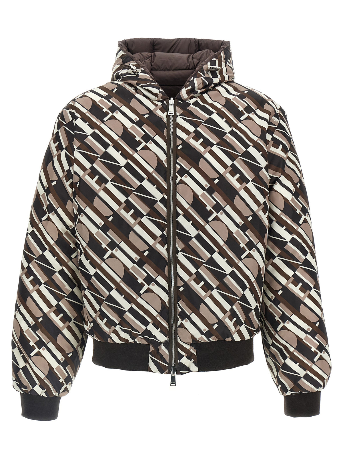 Fendi Multicolor Polyester Shell Jacket