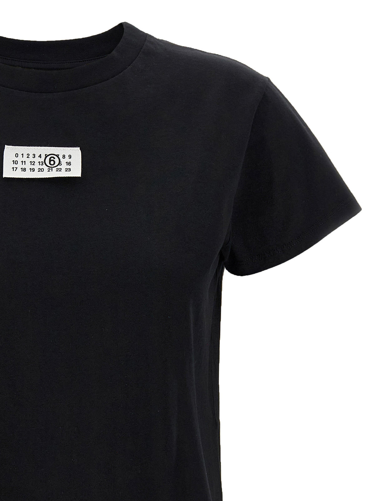 MM6 Maison Margiela Black Cotton T-Shirt