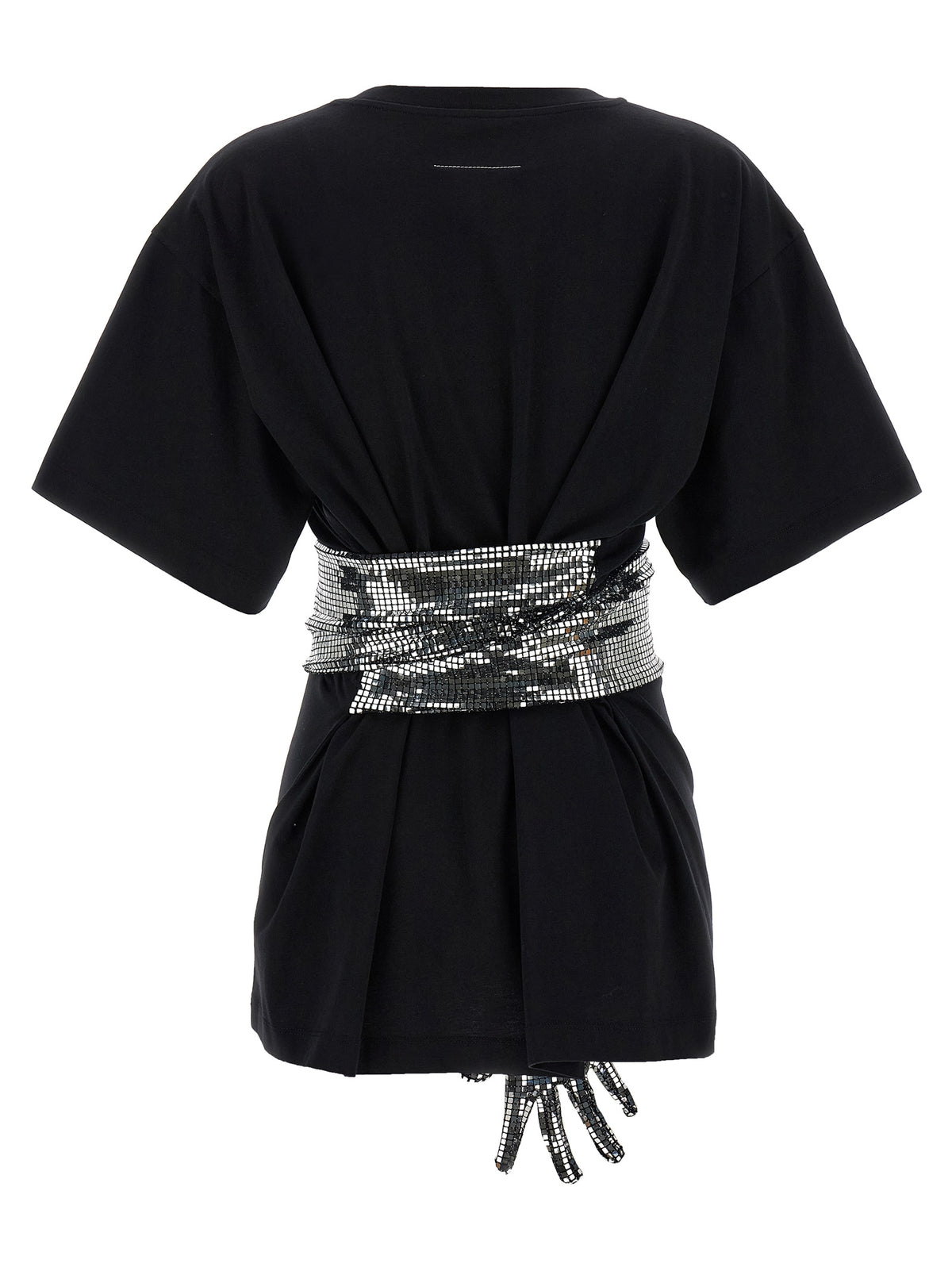 MM6 Maison Margiela Black Cotton T-Shirt