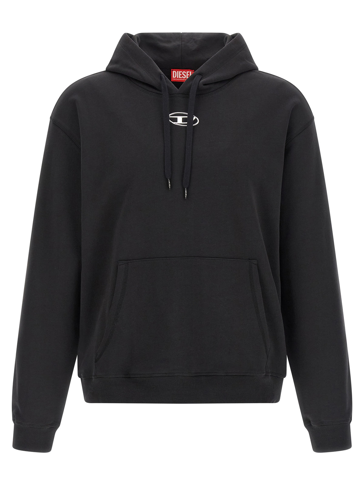 Diesel Black Cotton Sweatshirt
