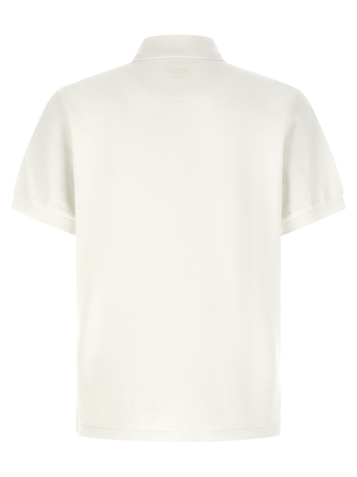 Kenzo White Cotton Polo Shirt