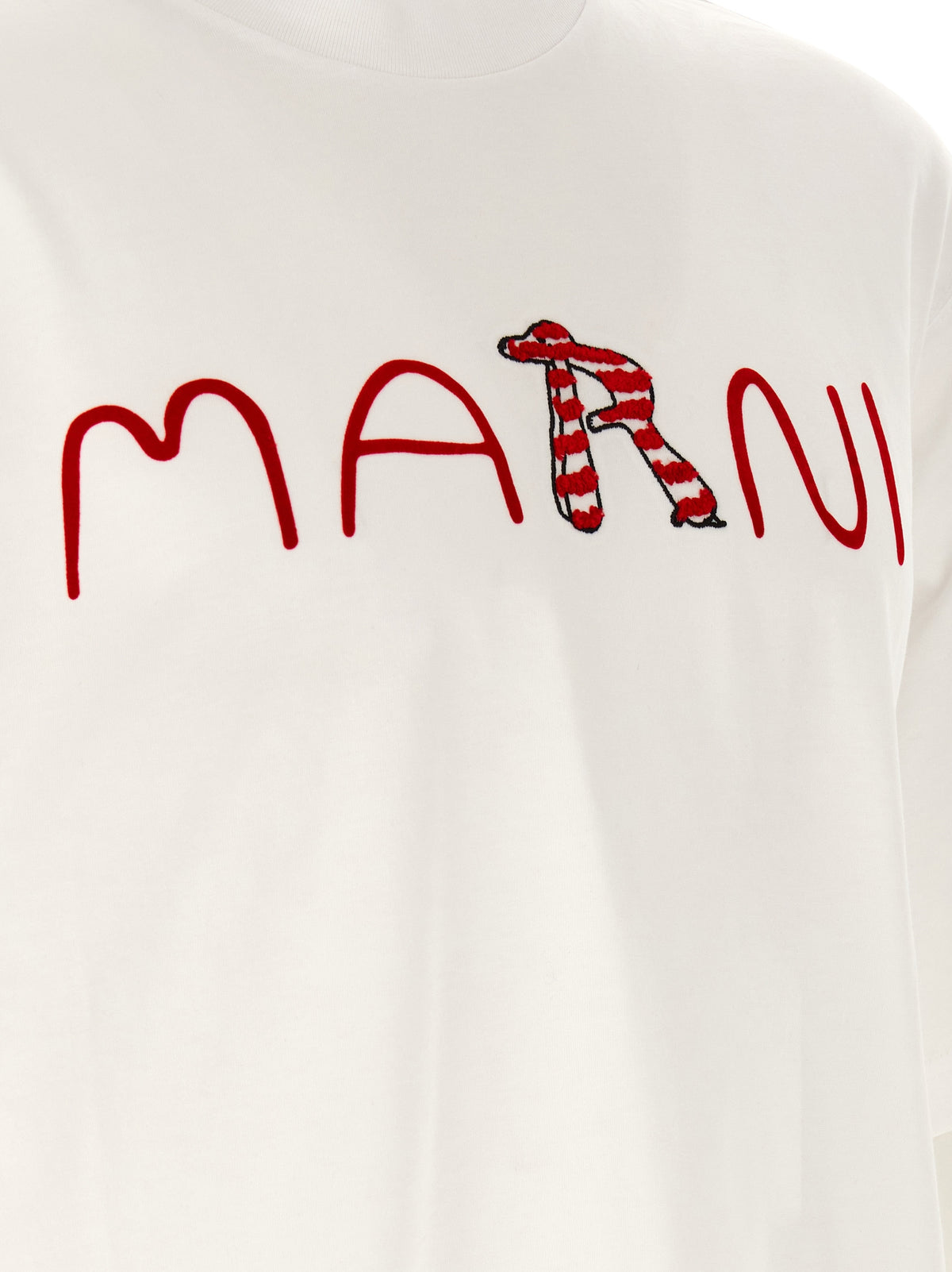 Marni White Cotton T-Shirt