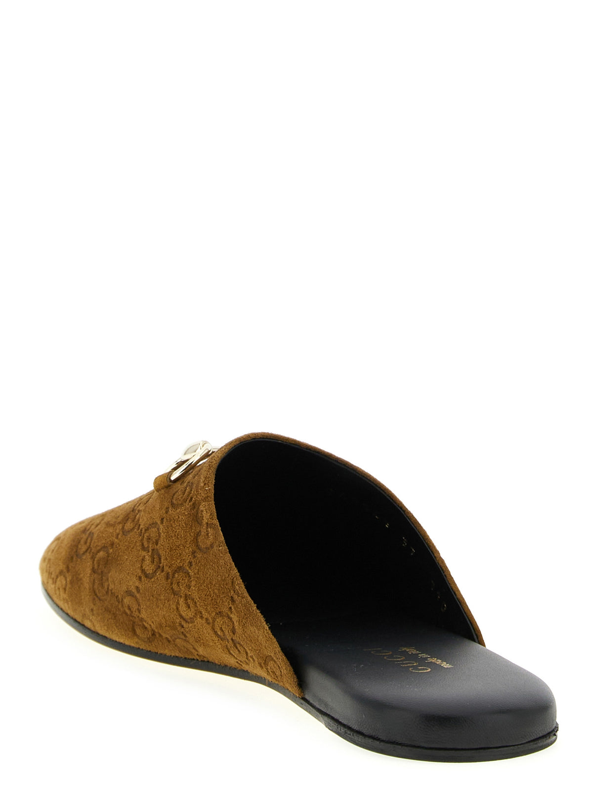 Gucci Brown Calfskin Mules