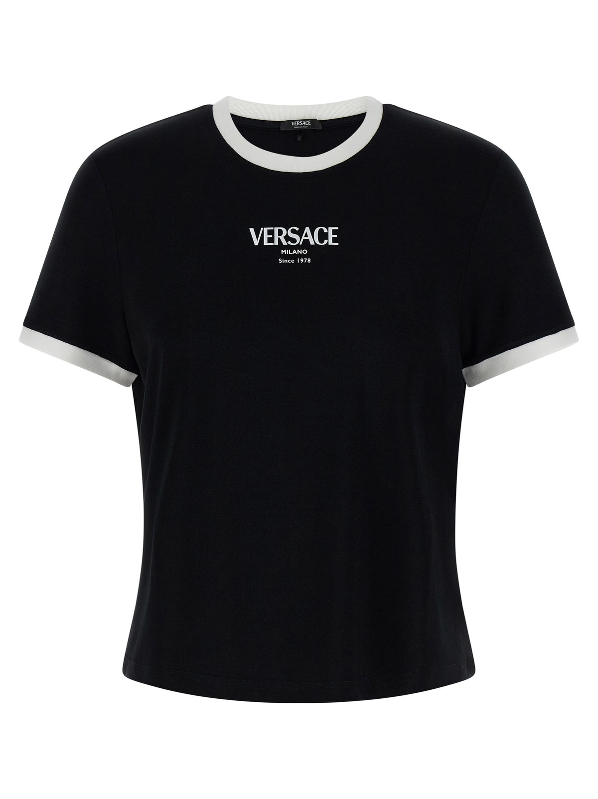 Versace Bicolor Viscose T-Shirt